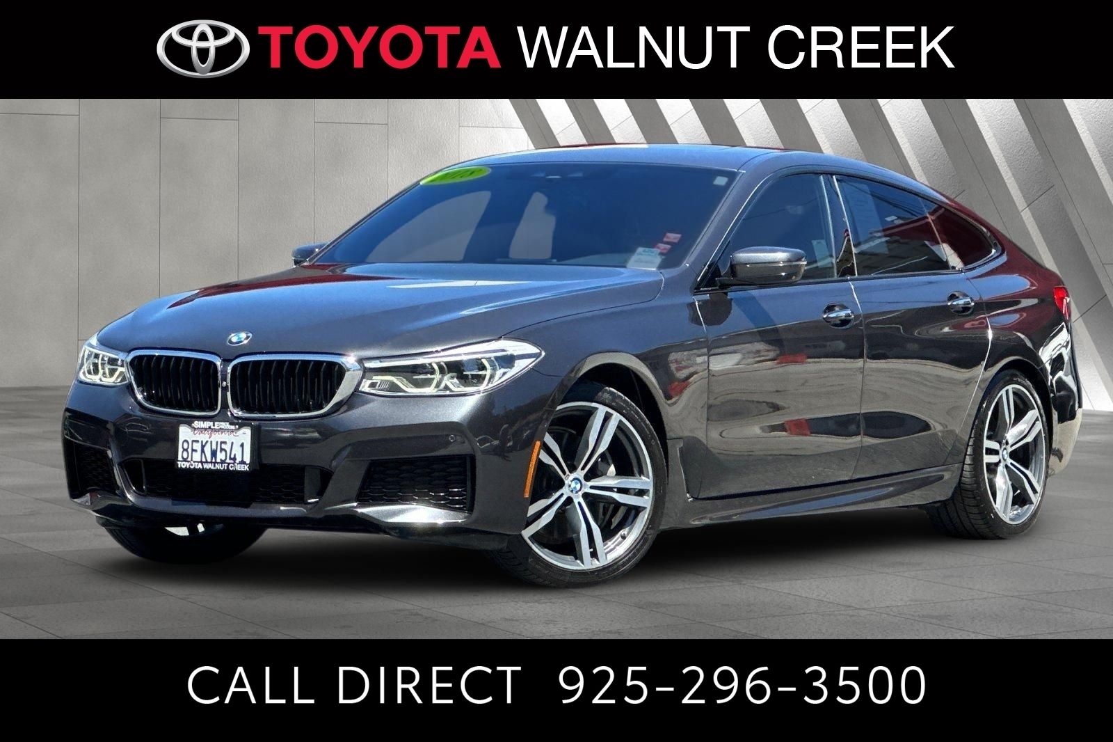 Gray (Dark Graphite Metallic) 2018 BMW 6 Series Gran Turismo Wagon All-Wheel Drive 8-Speed Automatic