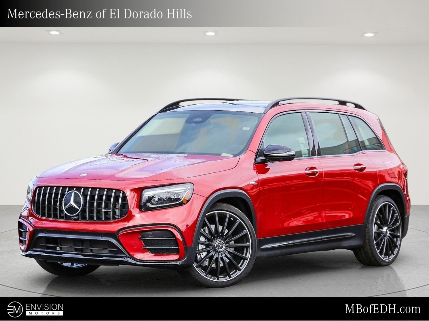 Red 2025 Mercedes-Benz GLB SUV / Crossover All-Wheel Drive 8-Speed Automatic