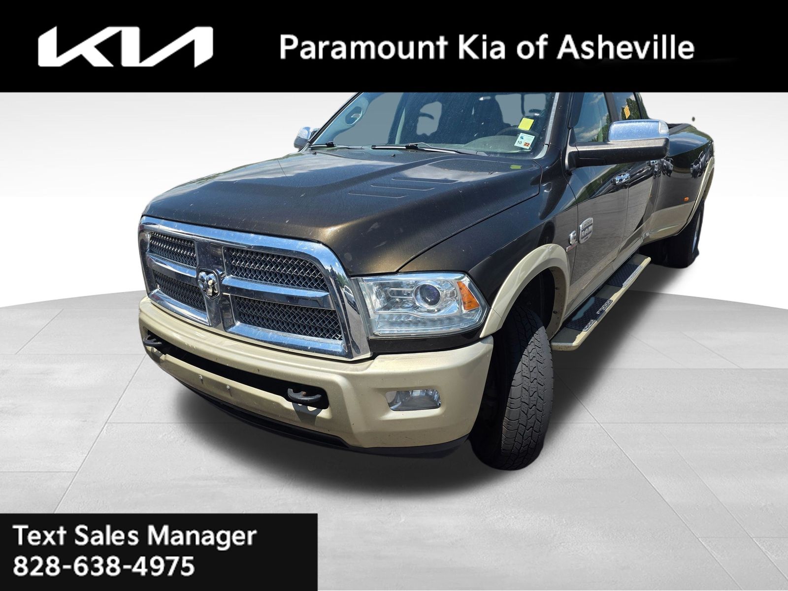 Black / Gold 2014 RAM 3500 Laramie Longhorn Crew Cab LB DRW 4WD Pickup Truck Four-Wheel Drive 6-Speed Automatic