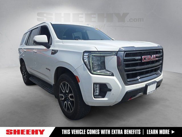 Summit White 2022 GMC Yukon SUV / Crossover Four-Wheel Drive 