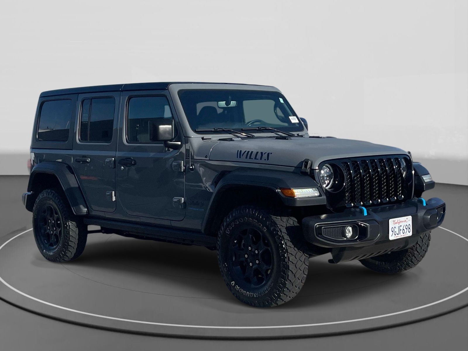 Gray Clearcoat 2023 Jeep Wrangler 4xe SUV / Crossover Four-Wheel Drive 8-Speed Automatic