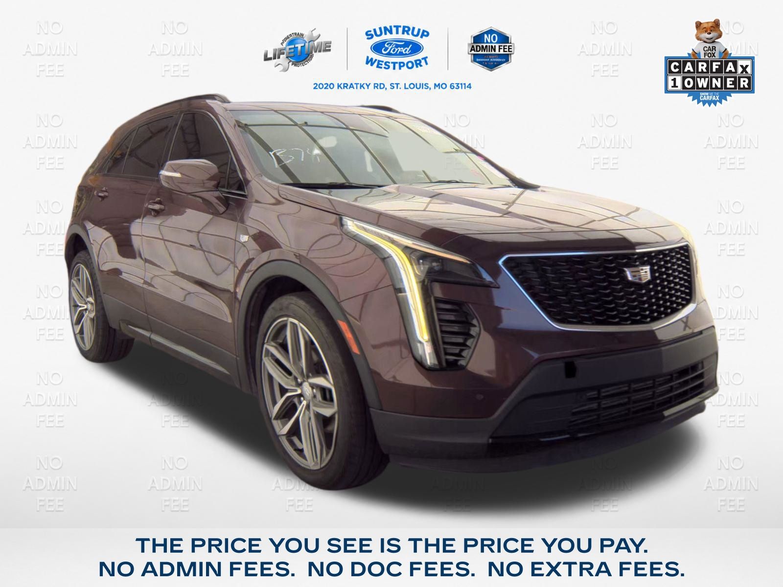 Rosewood Metallic 2023 Cadillac XT4 SUV / Crossover Front-Wheel Drive 9-Speed Automatic