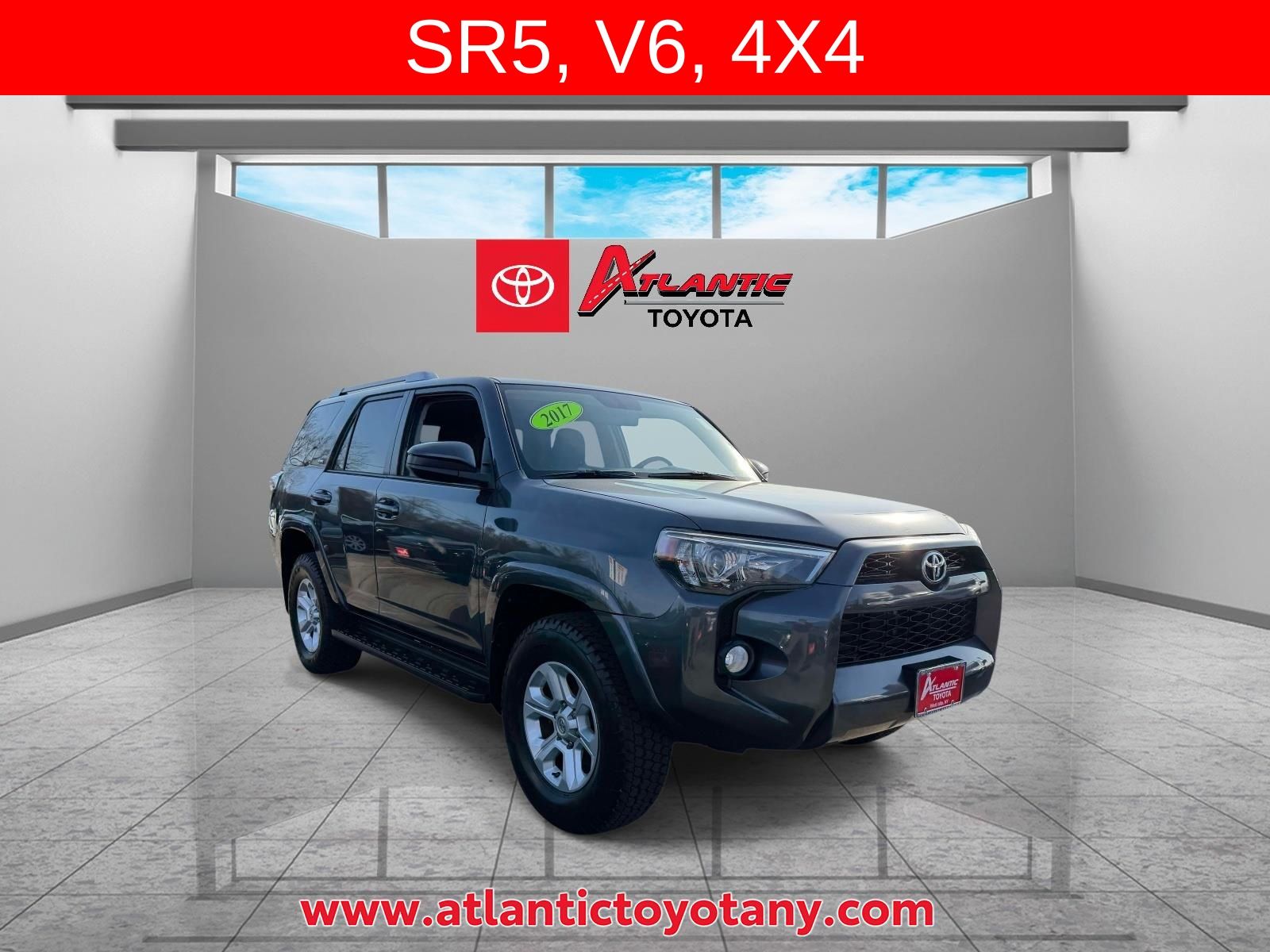 Magnetic Gray 2017 Toyota 4Runner SR5 4WD SUV / Crossover Four-Wheel Drive 5-Speed Automatic Overdrive