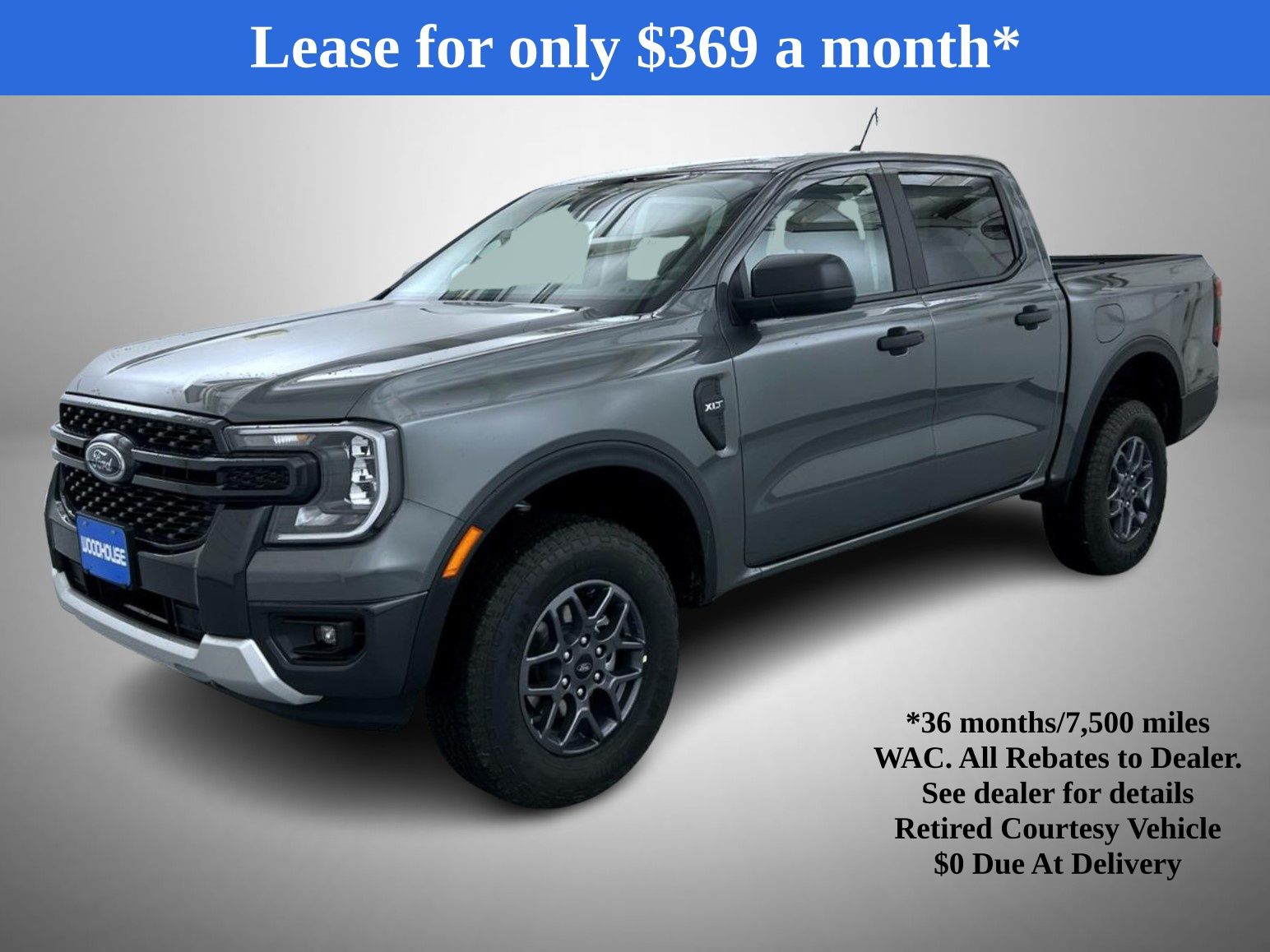 Carbonized Gray Metallic 2026 Ford Ranger Pickup Truck Four-Wheel Drive Automatic