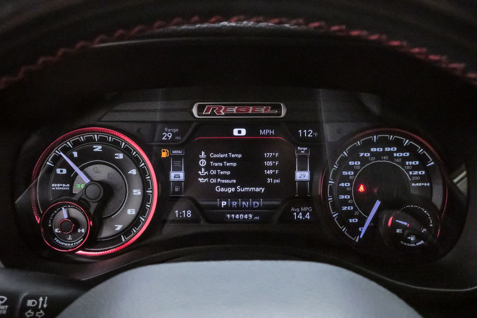 2019 Ram 1500 Rebel White at Emmons Autoplex