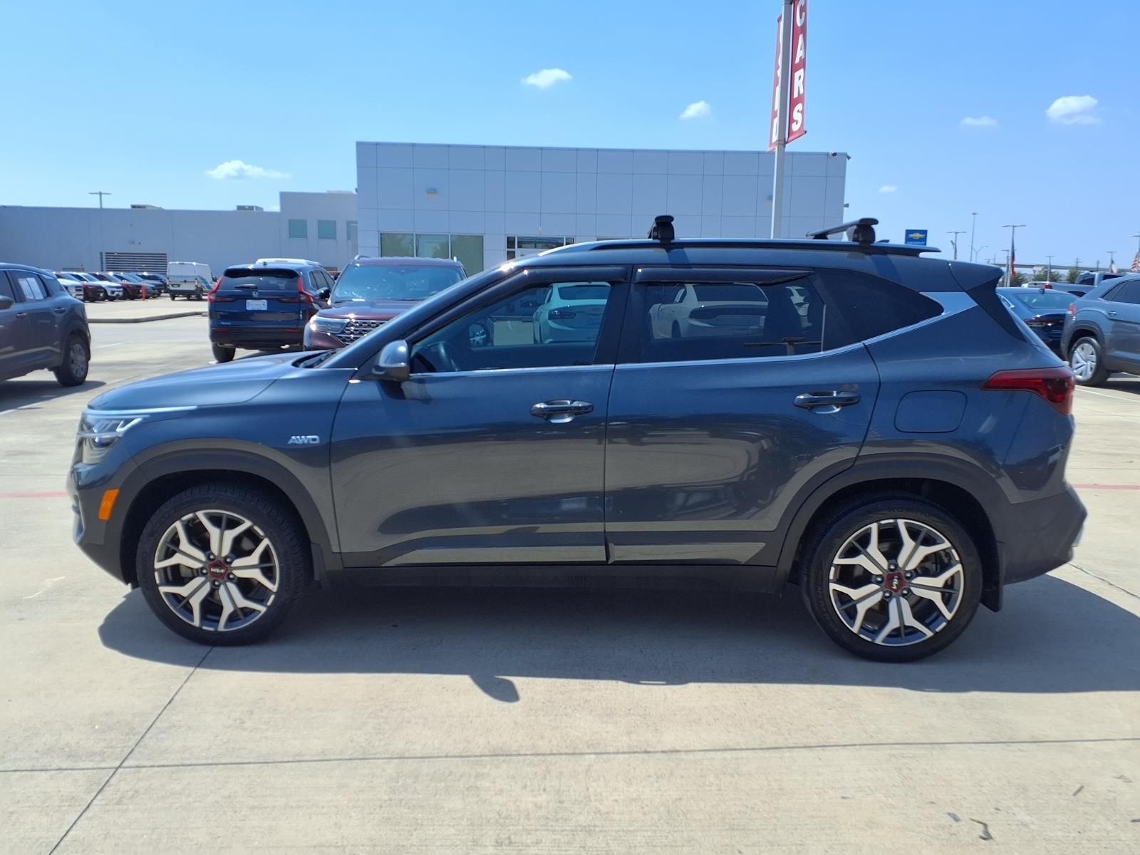 2023 Kia Seltos SX Gray at DeMontrond Auto Country