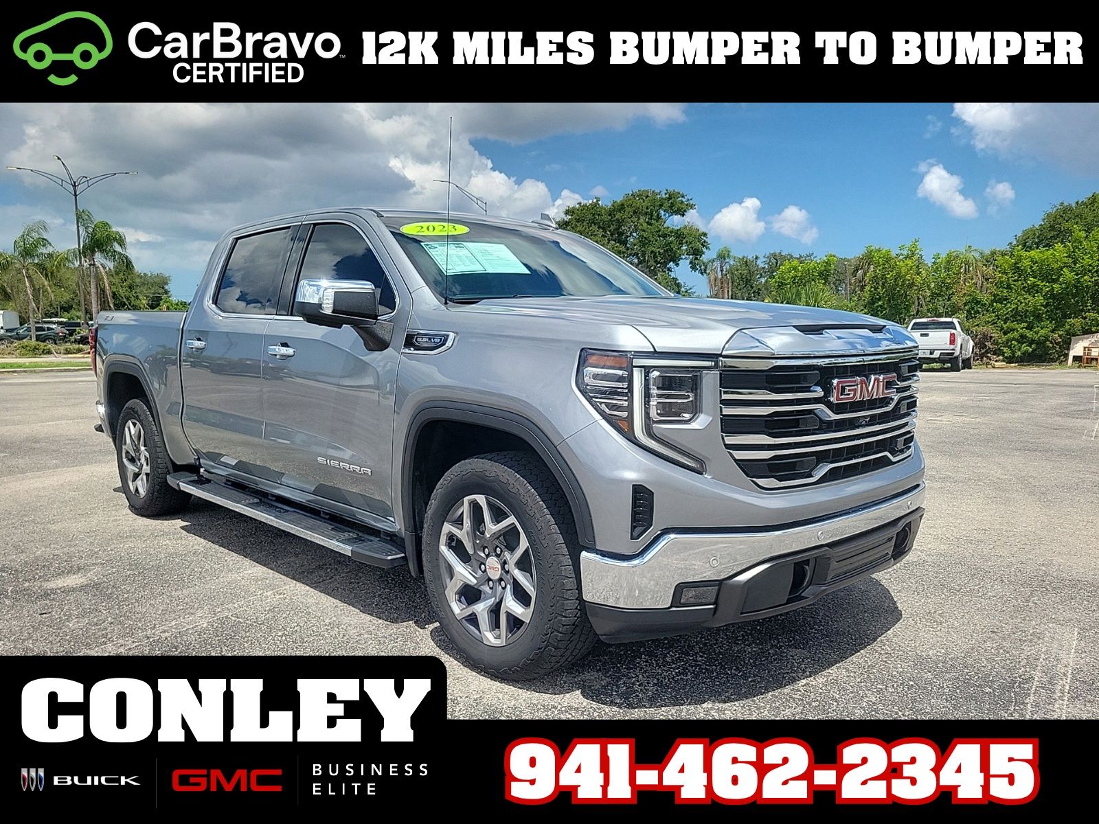 Sterling Metallic 2023 GMC Sierra 1500 Pickup Truck Four-Wheel Drive Automatic