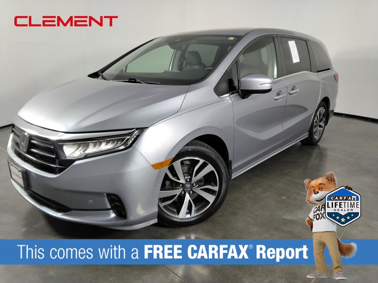 Lunar Silver Metallic 2022 Honda Odyssey Minivan Front-Wheel Drive Automatic