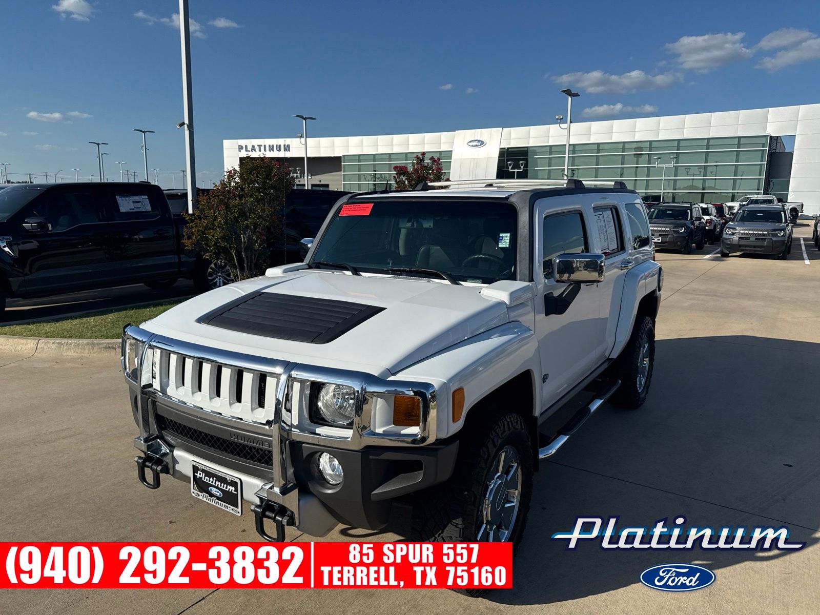 Birch White 2008 Hummer H3 SUV / Crossover Four-Wheel Drive 4-Speed Automatic Overdrive