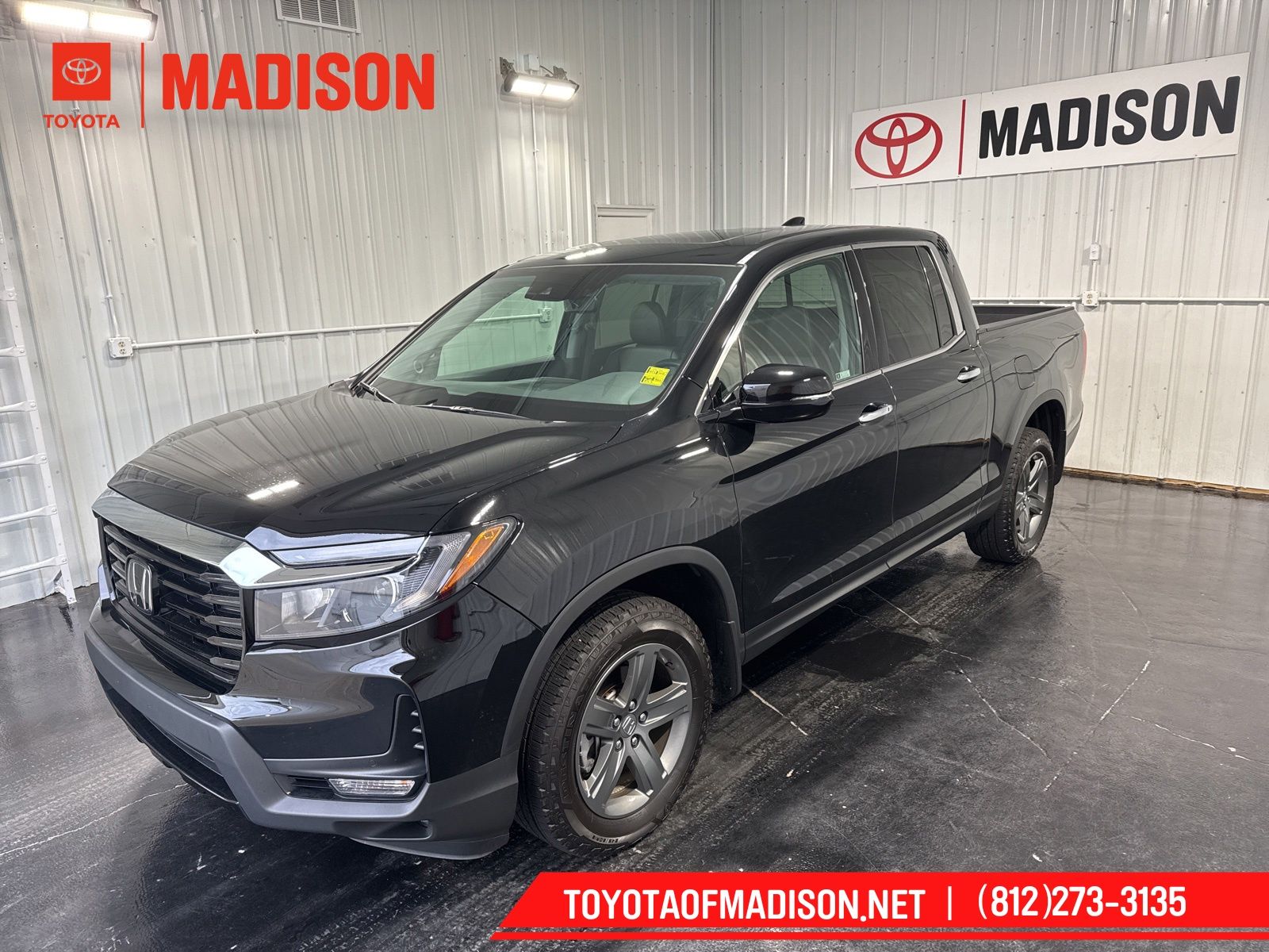 Black 2023 Honda Ridgeline RTL-E AWD Pickup Truck All-Wheel Drive 9-Speed Automatic