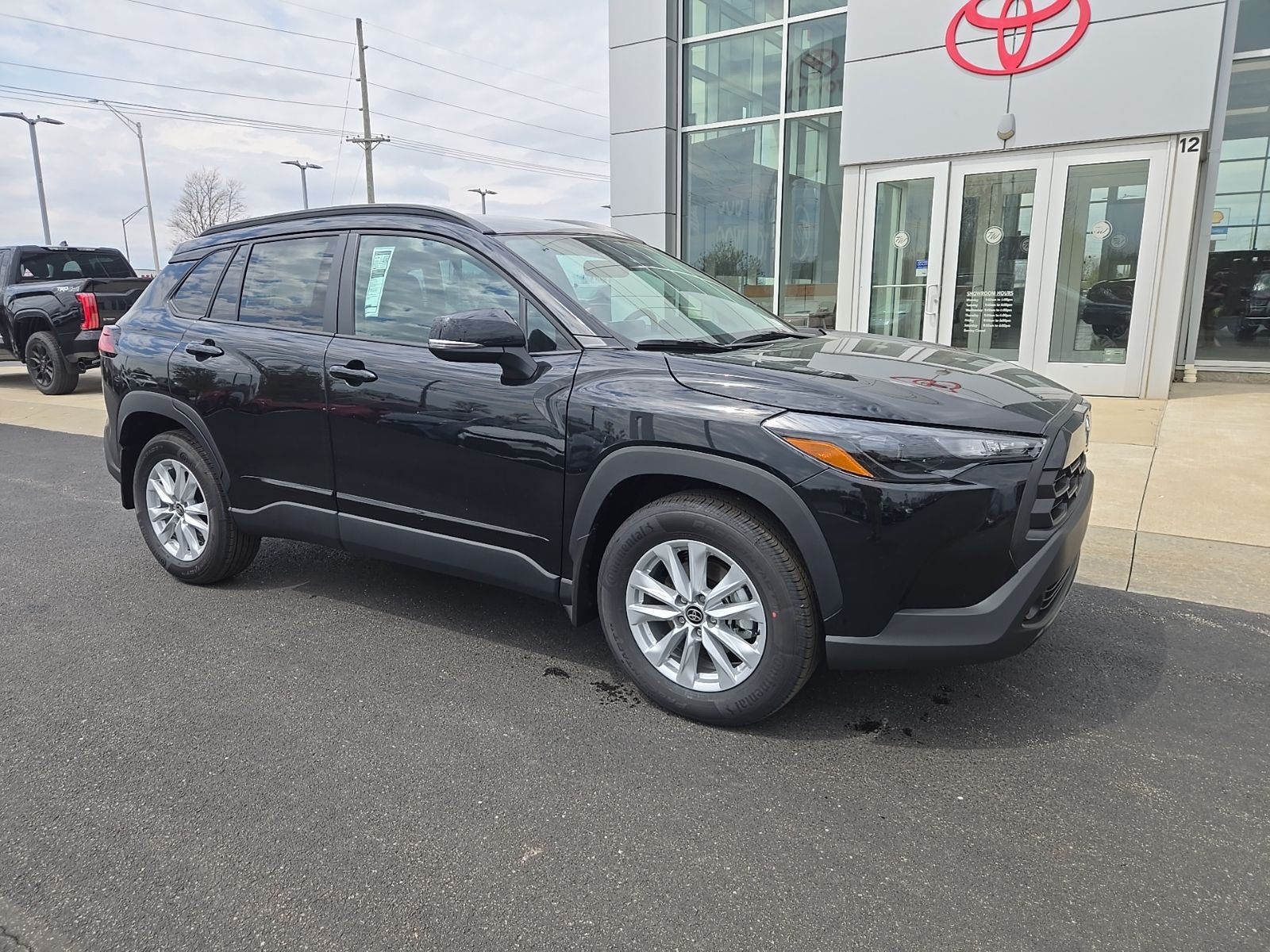 Jet Black 2026 Toyota Corolla Cross LE AWD SUV / Crossover All-Wheel Drive Continuously Variable Transmission