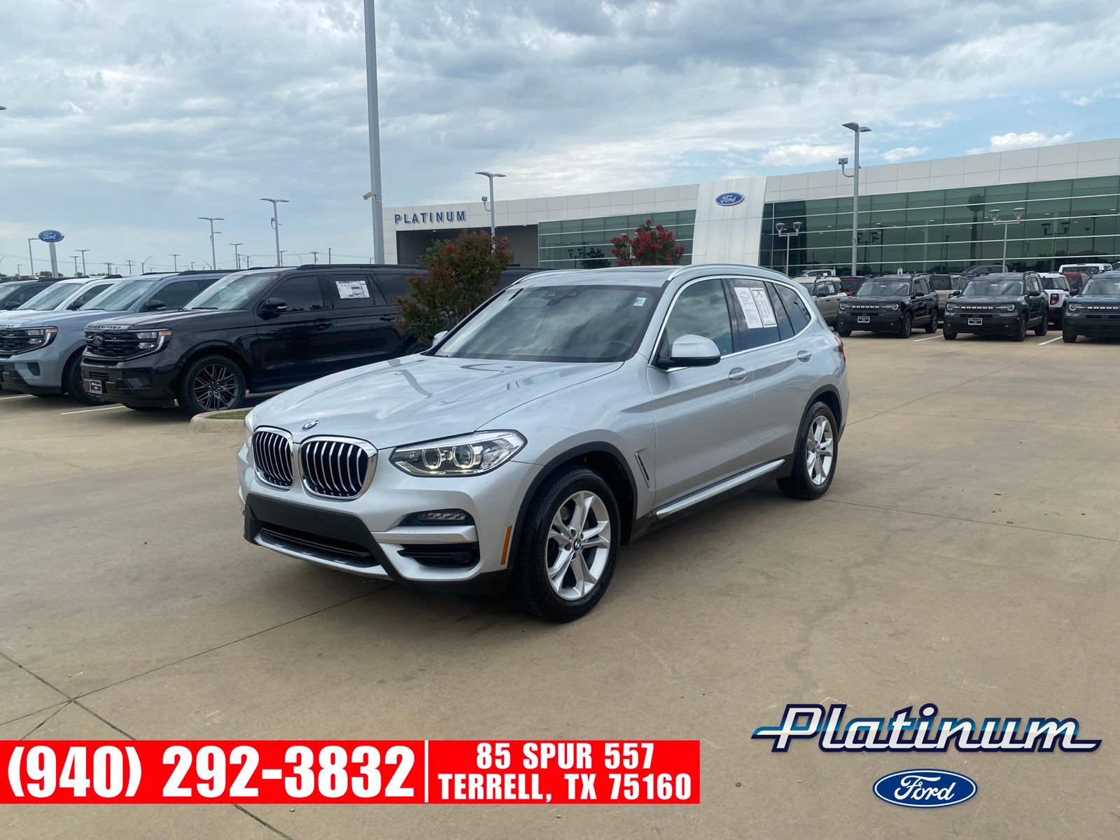 Glacier Silver Metallic 2020 BMW X3 SUV / Crossover Rear-Wheel Drive 8-Speed Automatic