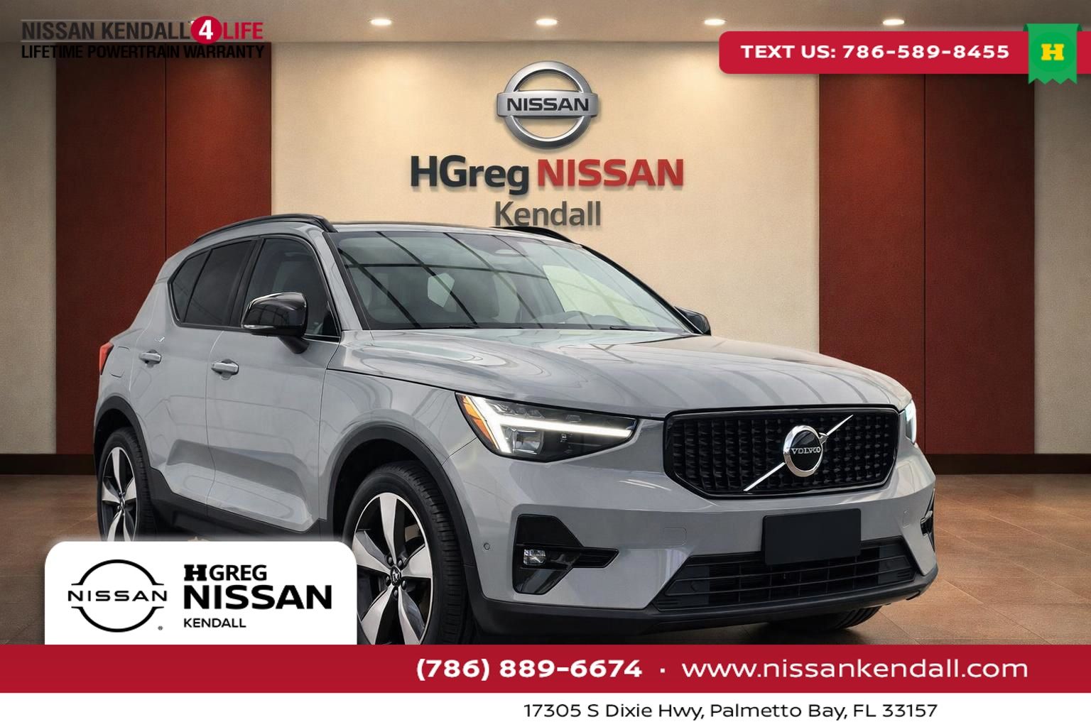Gray 2026 Volvo XC40 B5 Plus AWD SUV / Crossover All-Wheel Drive Automatic