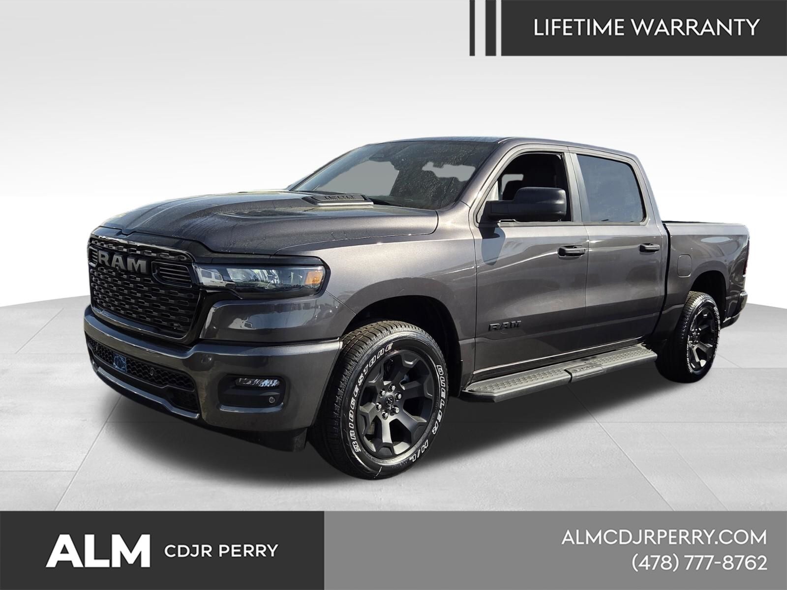 Gray (Granite Crystal Metallic Clearcoat) 2026 RAM 1500 Express Crew Cab 4WD Pickup Truck Four-Wheel Drive 8-Speed Automatic