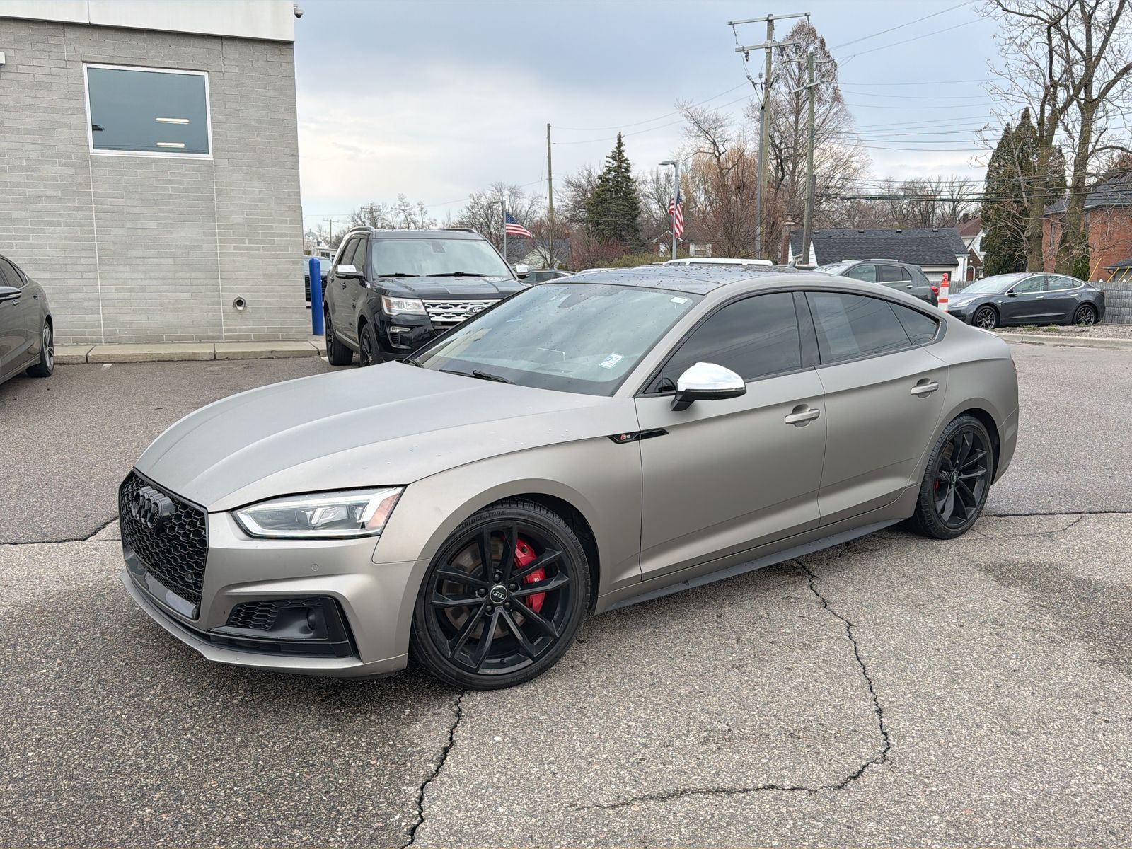 Daytona Gray Pearl Effect 2018 Audi S5 Sportback 3.0T quattro Prestige AWD Sedan All-Wheel Drive 8-Speed Automatic