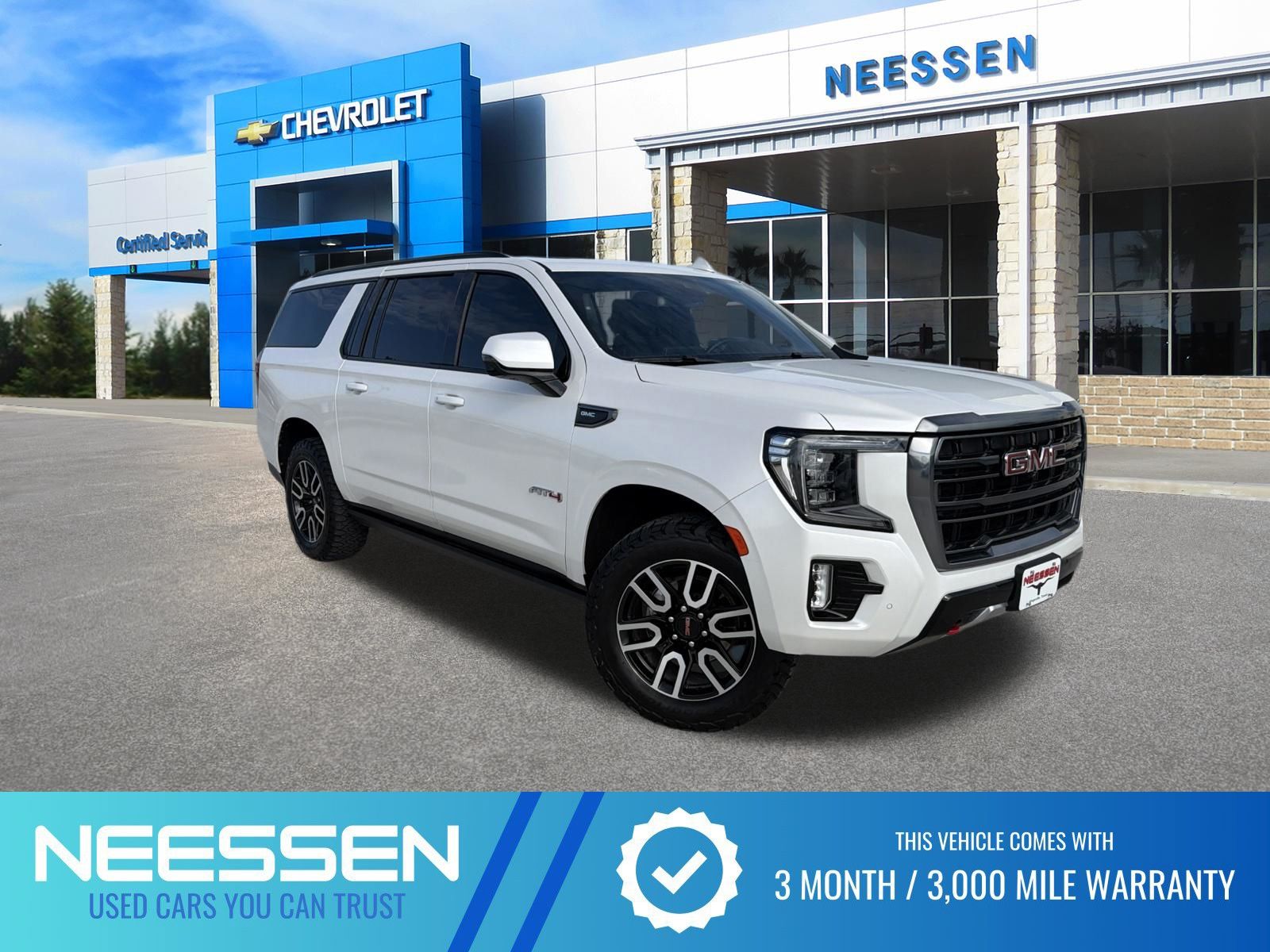 White Frost 2024 GMC Yukon XL SUV / Crossover Four-Wheel Drive