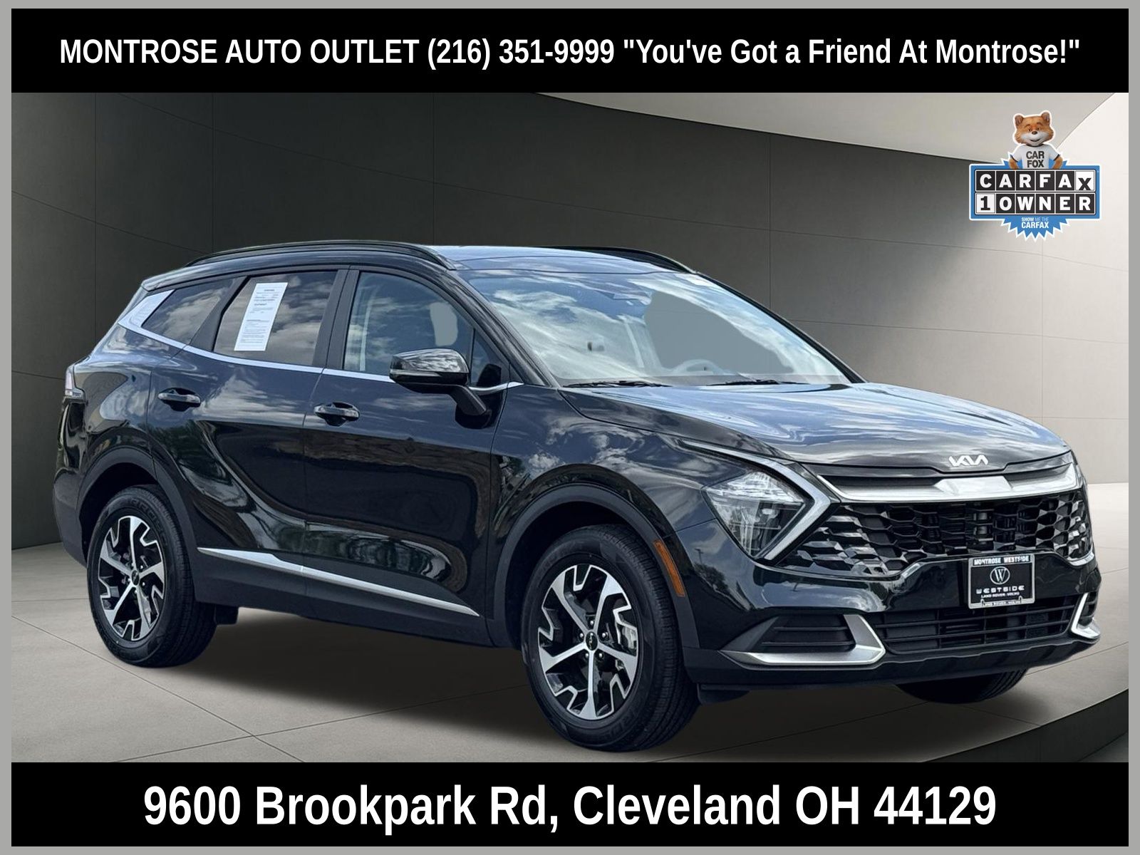 Black 2023 Kia Sportage Hybrid EX AWD SUV / Crossover All-Wheel Drive 6-Speed Automatic