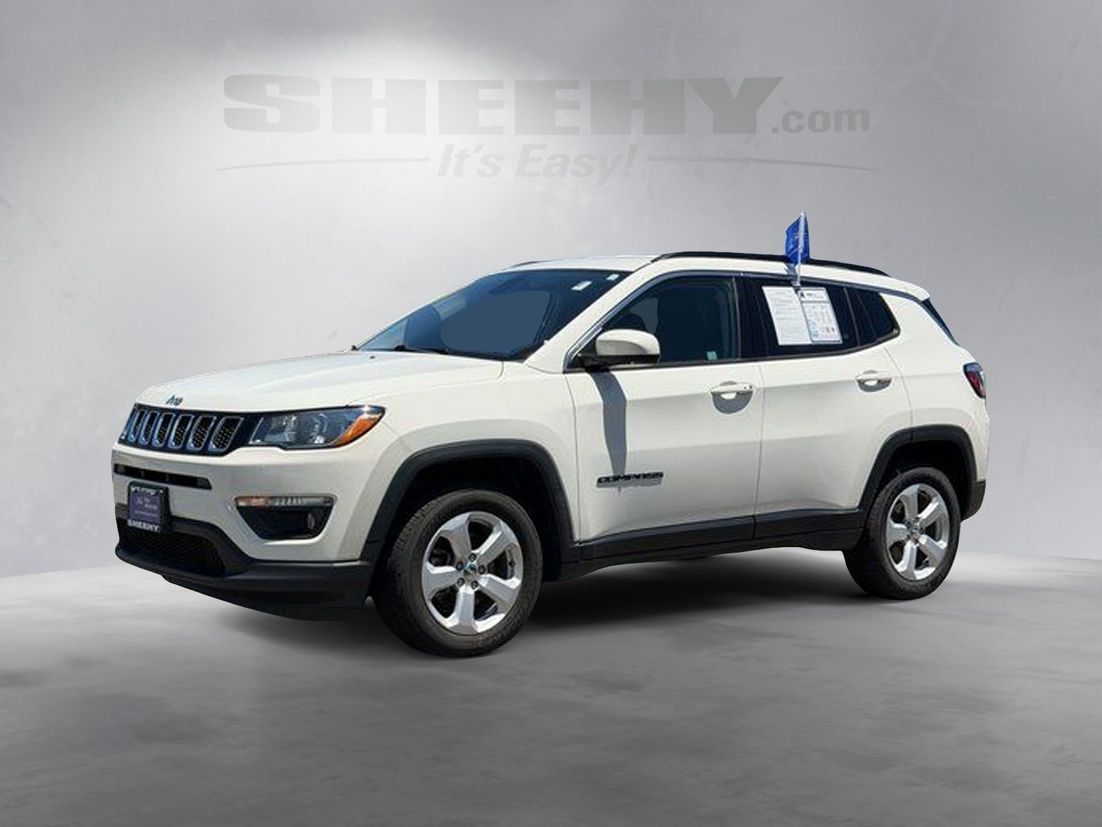 Used 2021 White Clearcoat Jeep Latitude image 16