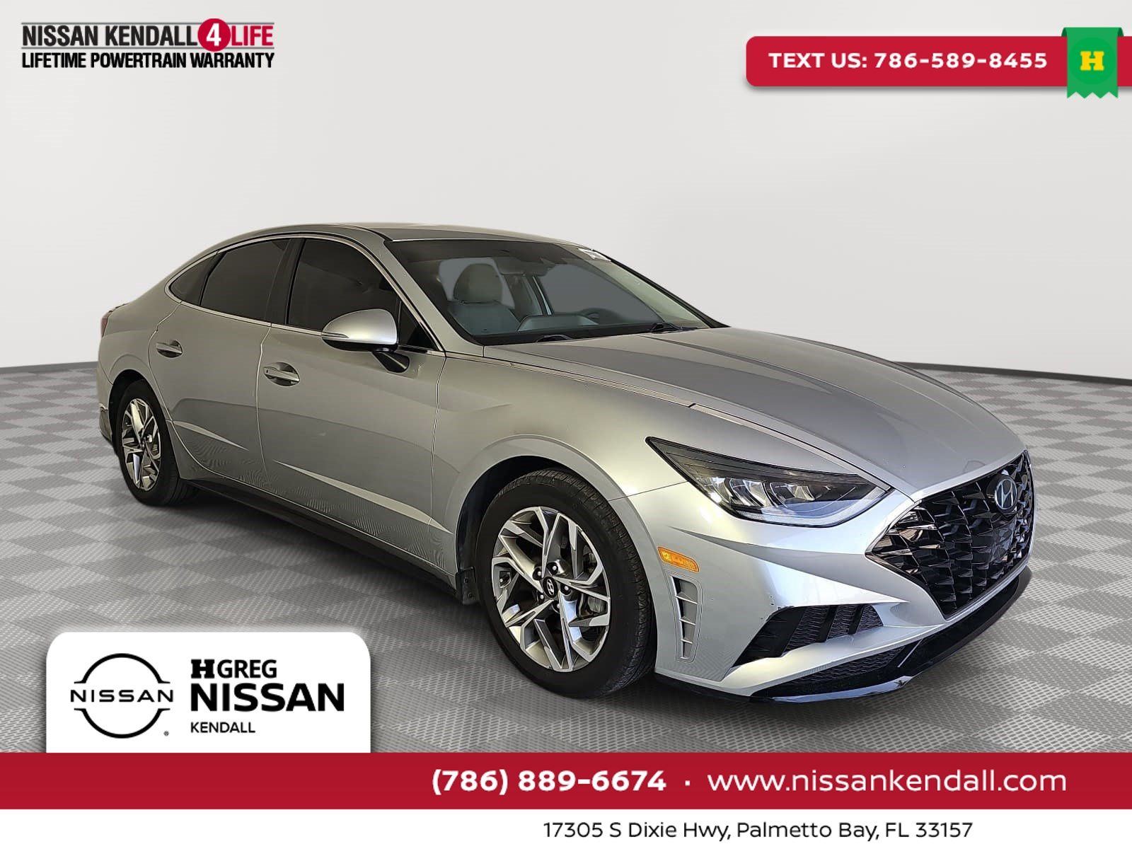 Shimmering Silver Pearl 2020 Hyundai Sonata Sedan Front-Wheel Drive 8-Speed Automatic Overdrive