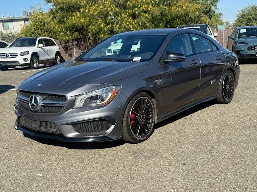 Mountain Gray Metallic 2014 Mercedes-Benz CLA Sedan All-Wheel Drive 7-Speed Automatic