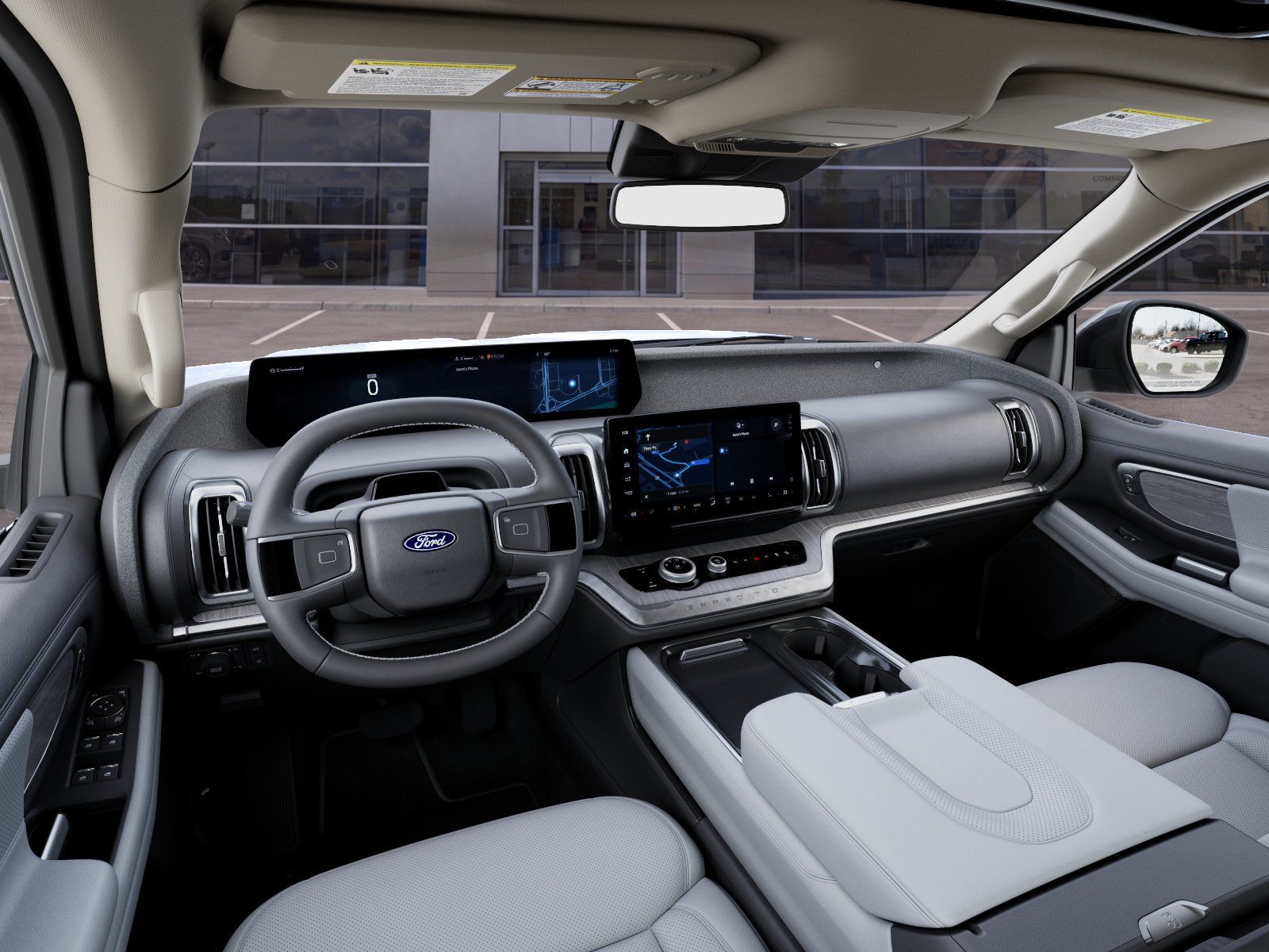 New 2027 Star White Metallic Tri-Coat Ford Platinum image 9