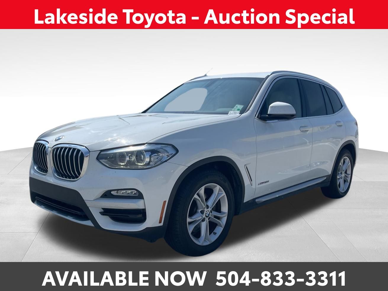 2018 BMW X3 xDrive30i AWD