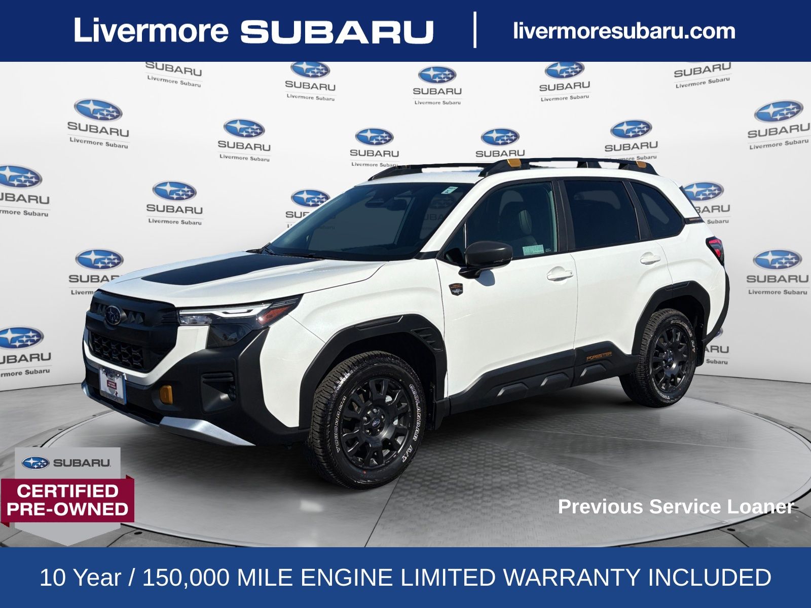 Crystal White Pearl 2026 Subaru Forester SUV / Crossover All-Wheel Drive Continuously Variable Transmission