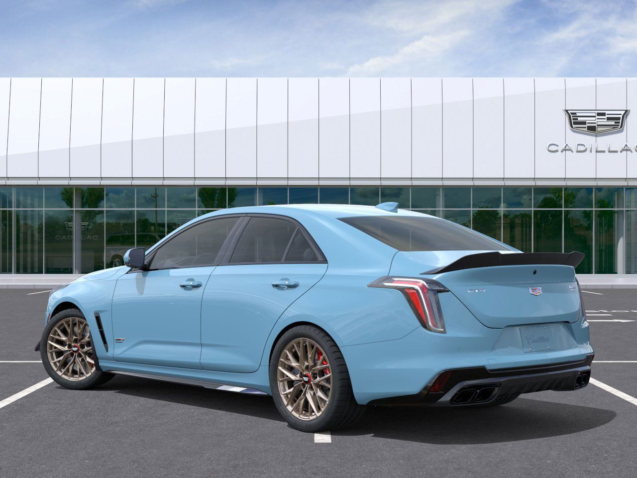 new 2026 Cadillac CT4 car, priced at $91,340