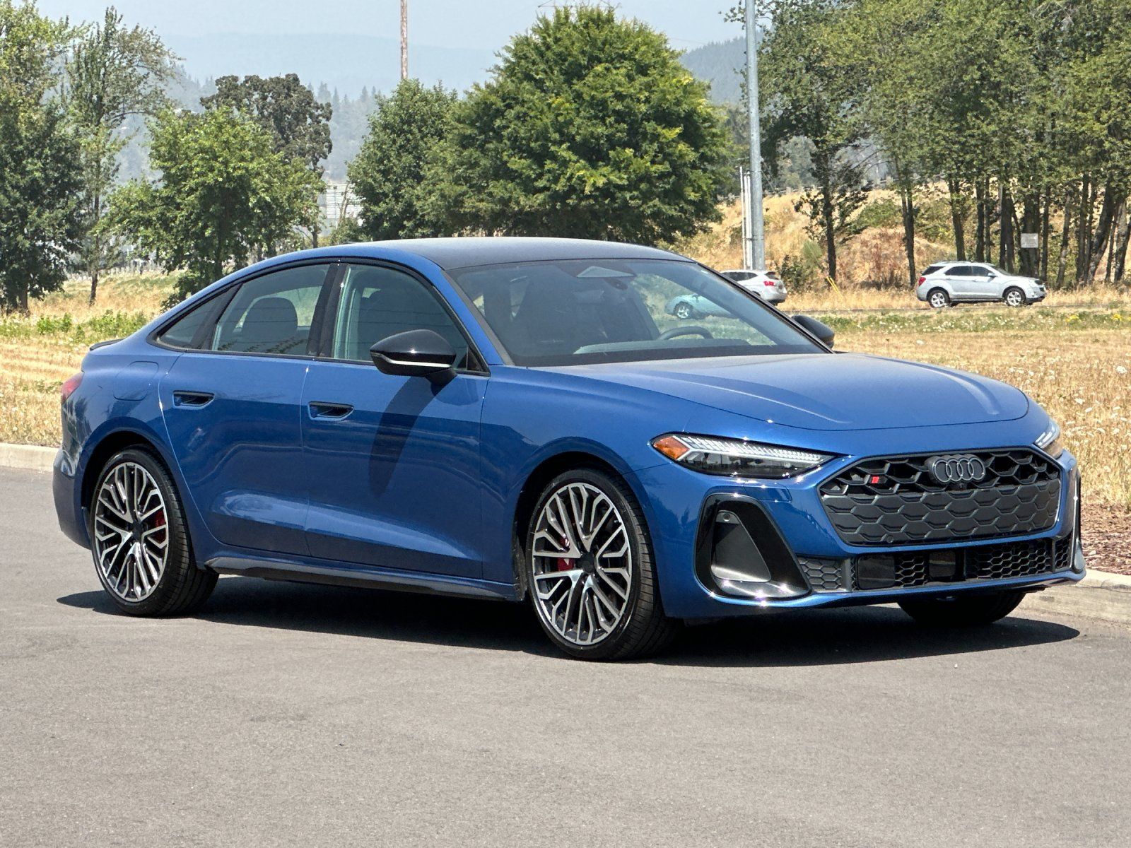 Blue 2026 Audi S5 Sedan All-Wheel Drive 7-Speed Automatic