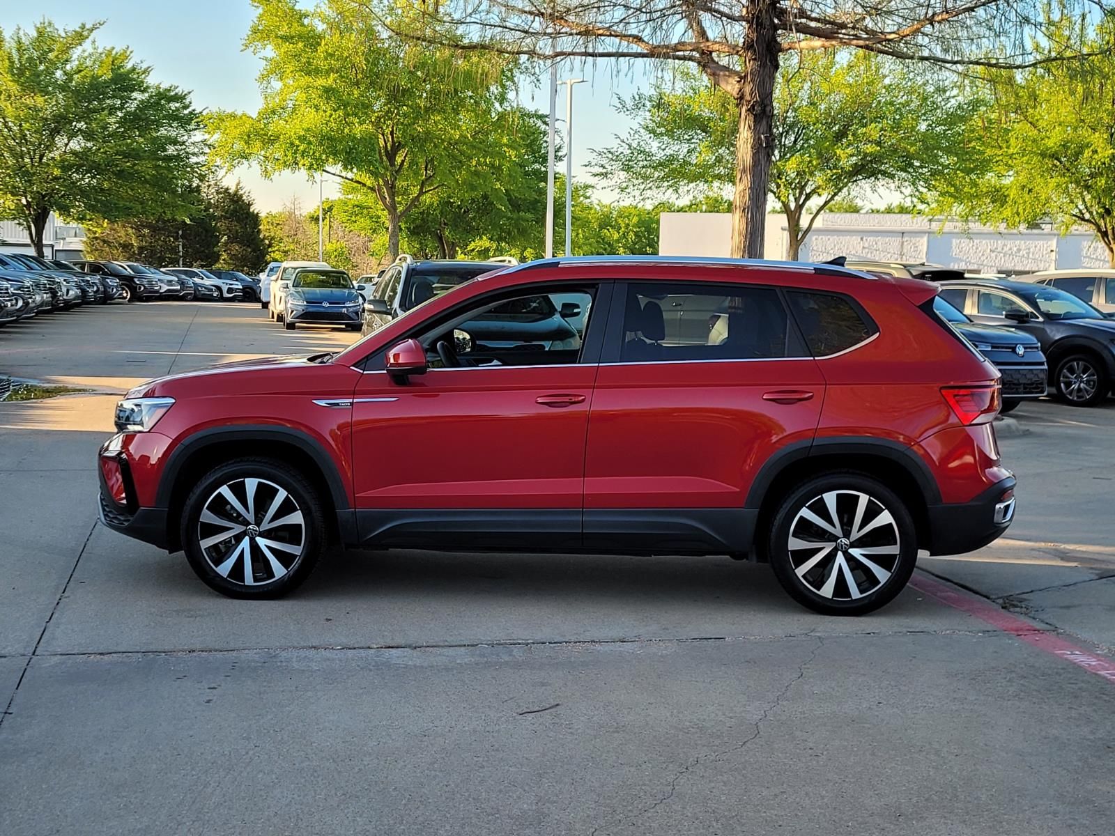 used 2023 Volkswagen Taos car, priced at $21,900