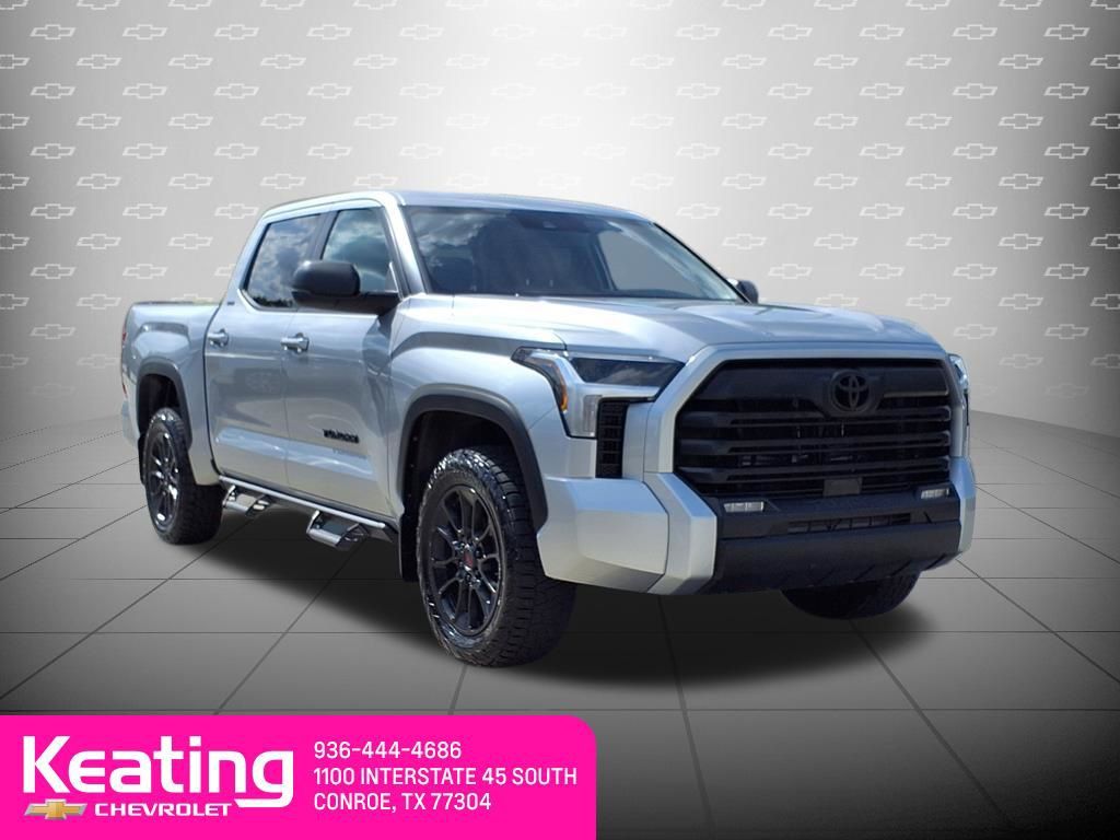 Celestial Silver Metallic 2024 Toyota Tundra Pickup Truck Four-Wheel Drive Automatic