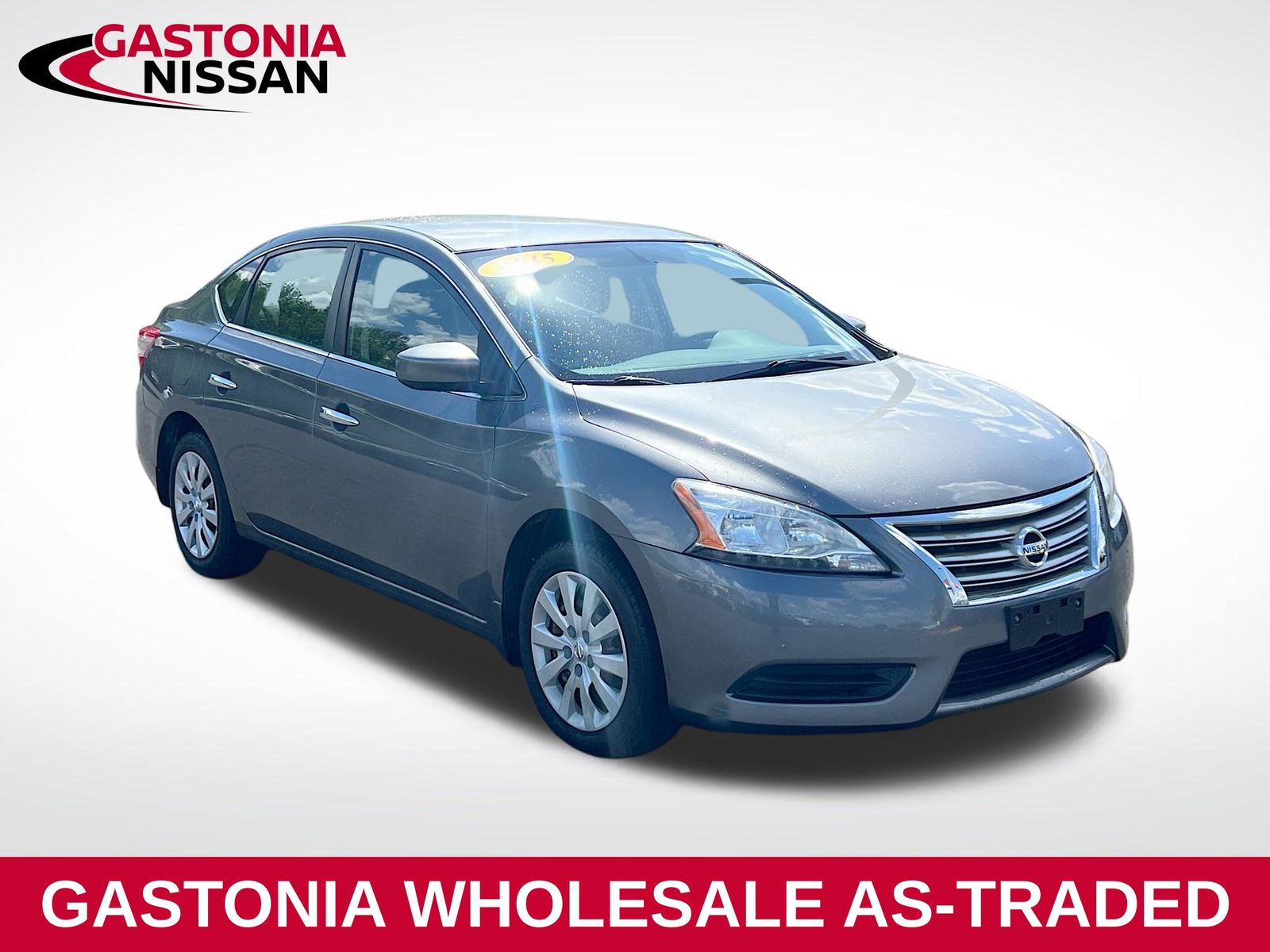 Gray (Gun Metallic) 2015 Nissan Sentra SV Sedan Front-Wheel Drive Continuously Variable Transmission