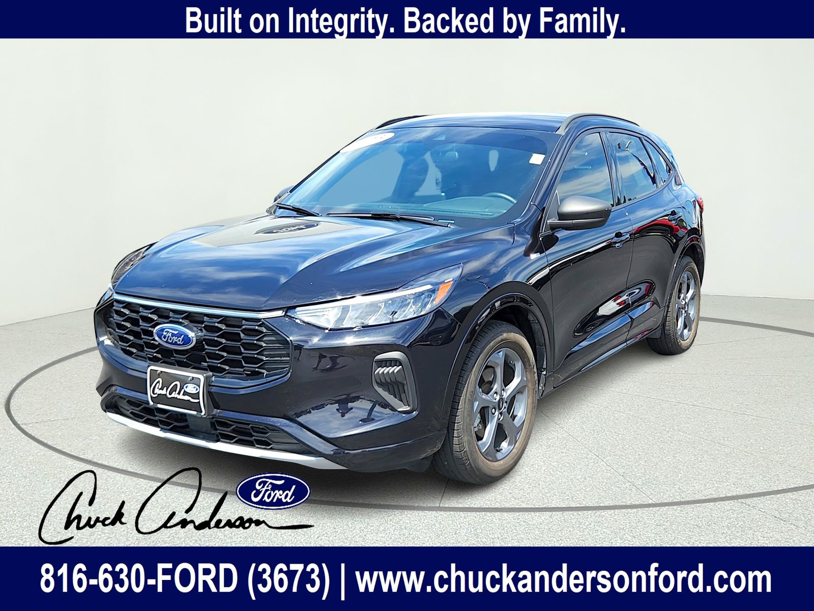 Black Metallic 2023 Ford Escape SUV / Crossover All-Wheel Drive 8-Speed Automatic
