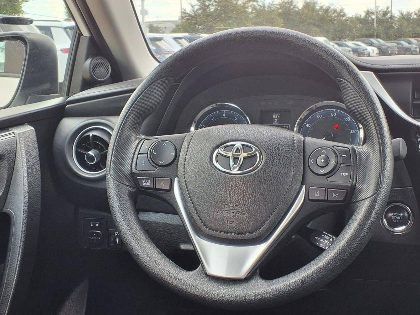 2017 Toyota Corolla XLE White at Durrett Motor Company