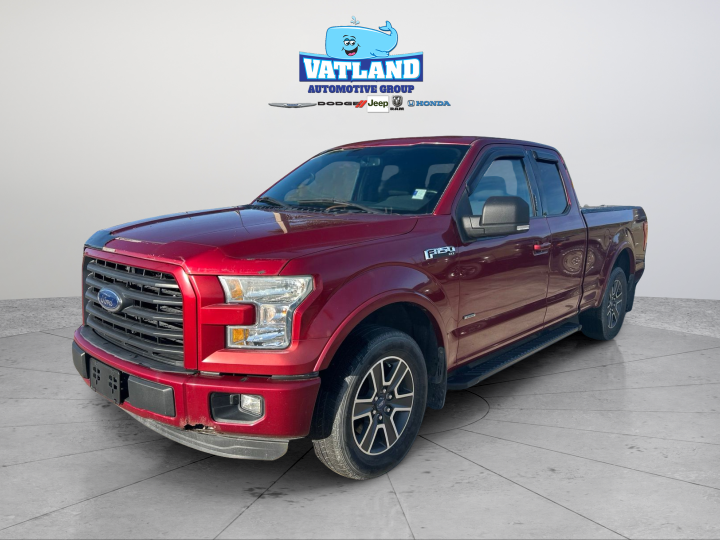 Ruby Red Metallic 2015 Ford F-150 Pickup Truck 4X2 6-Speed Automatic