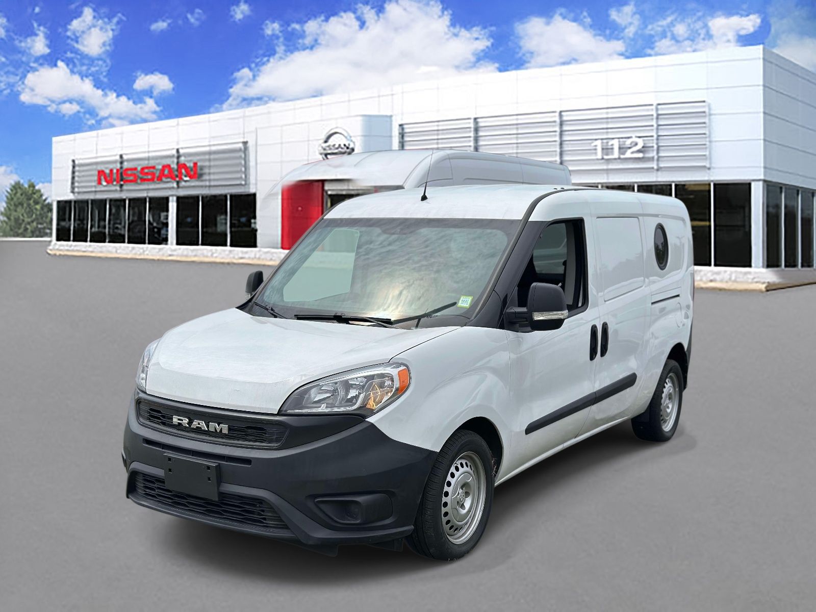 Bright White 2021 RAM ProMaster City Tradesman Cargo Van FWD Van Front-Wheel Drive 9-Speed Automatic