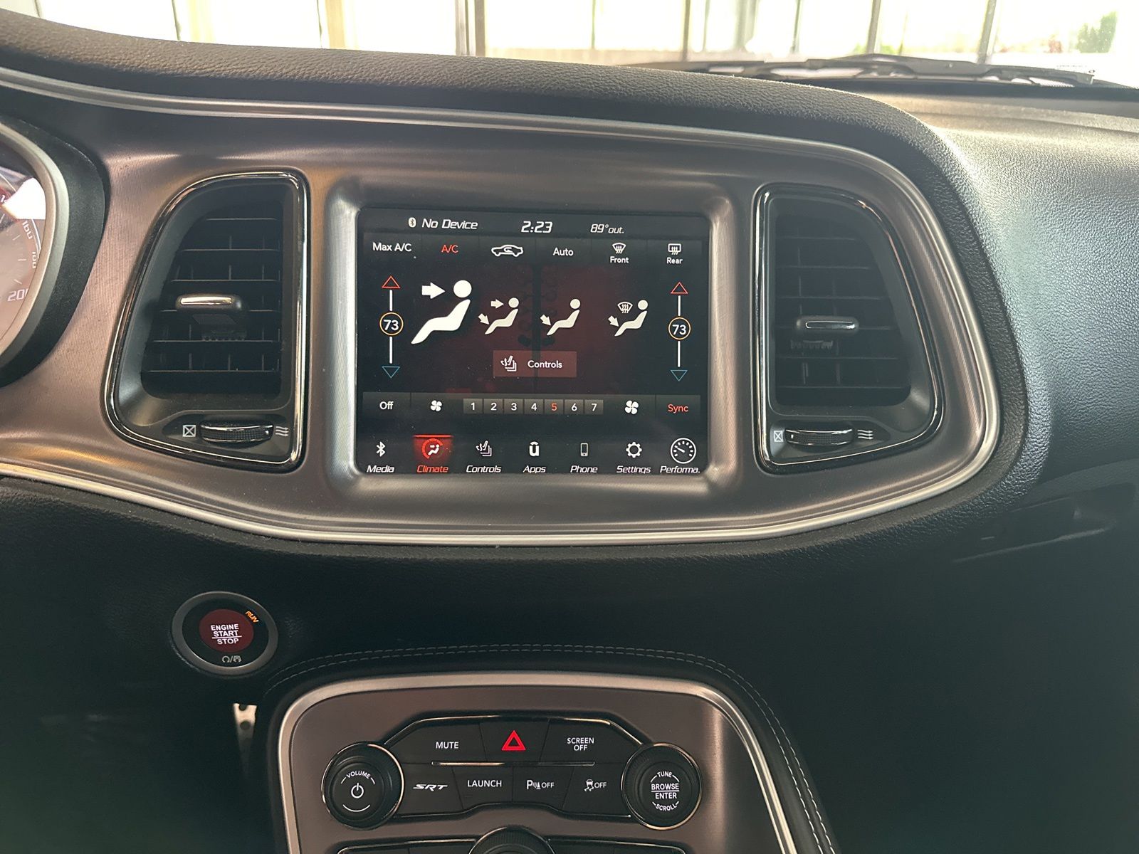 Used 2021 Pitch Black Clearcoat Dodge SRT Hellcat Widebody image 6