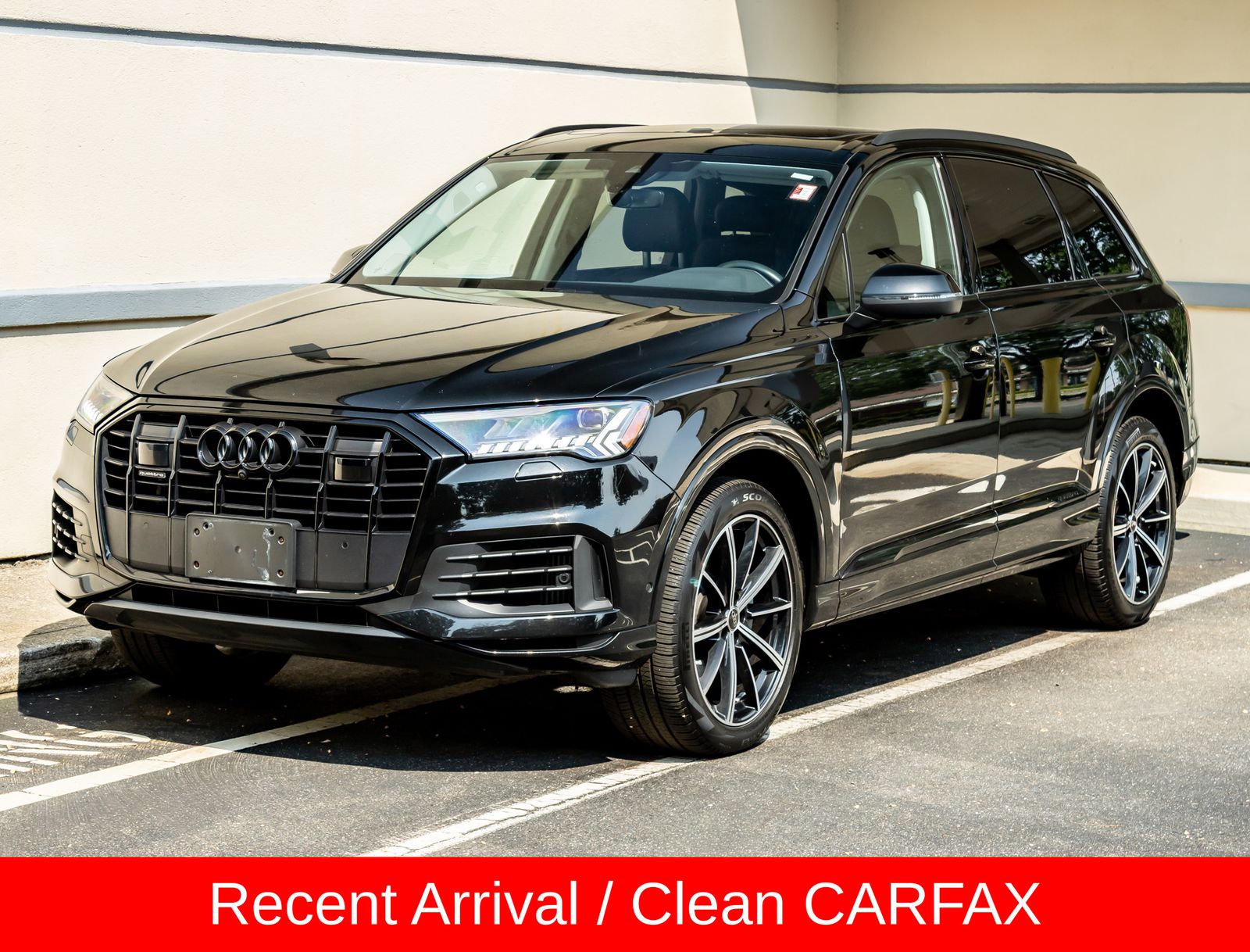 Black Metallic 2023 Audi Q7 SUV / Crossover All-Wheel Drive 8-Speed Automatic