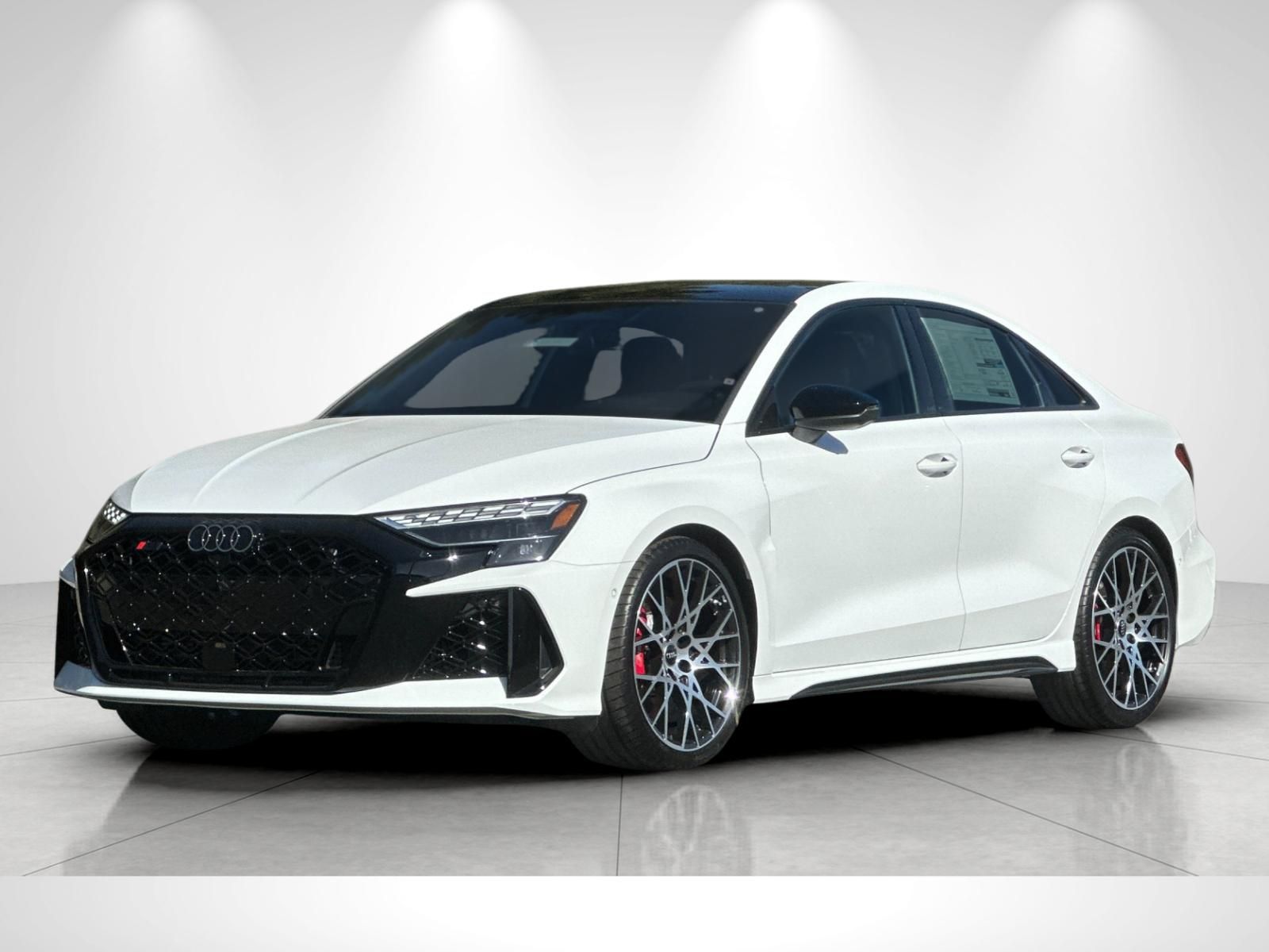 Arkona White 2026 Audi RS 3 Sedan All-Wheel Drive 7-Speed Automatic