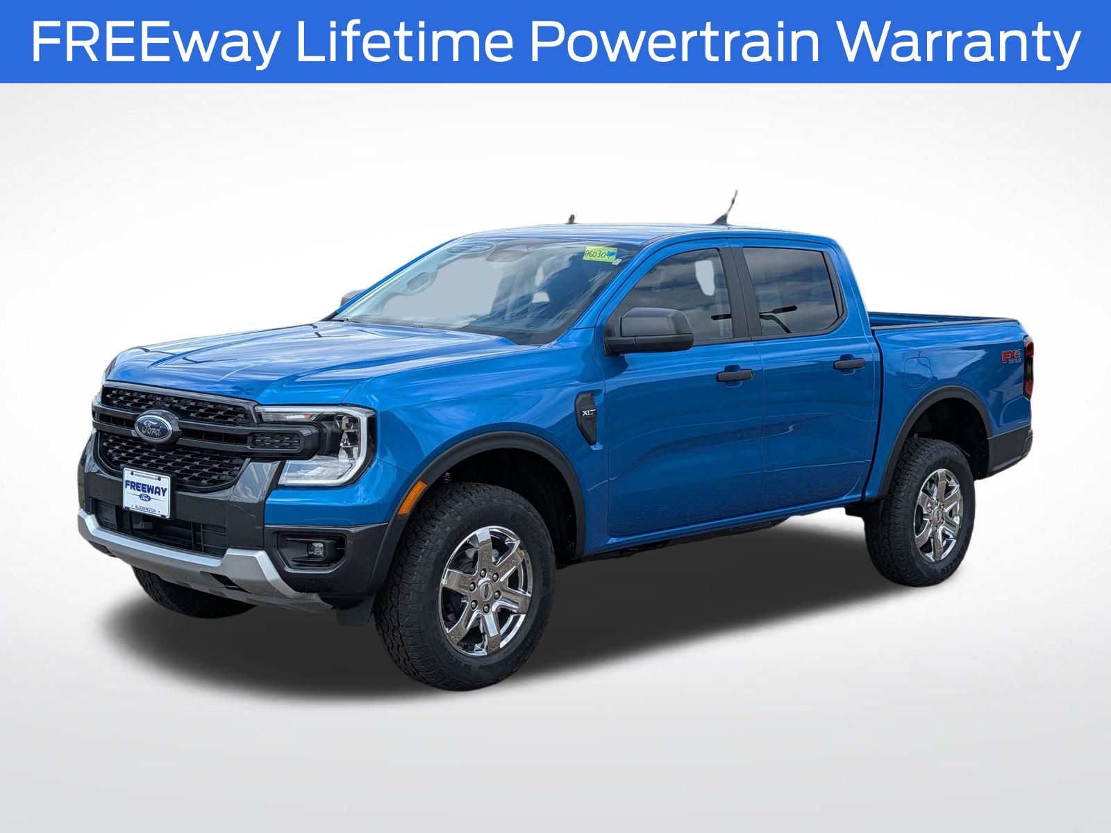 Velocity Blue Metallic 2026 Ford Ranger Pickup Truck Four-Wheel Drive Automatic