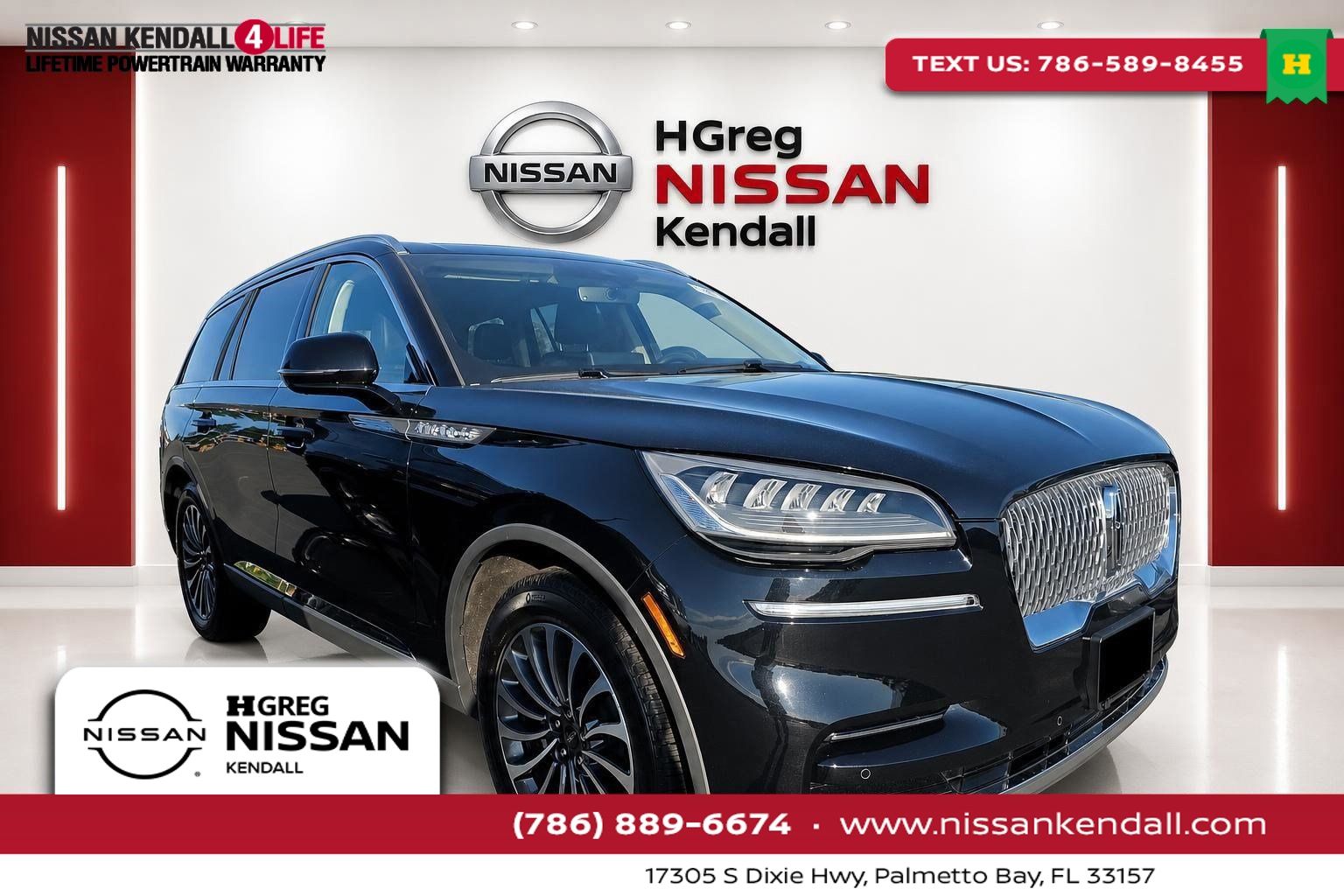 Infinite Black Metallic Clearcoat 2024 Lincoln Aviator SUV / Crossover Rear-Wheel Drive Automatic