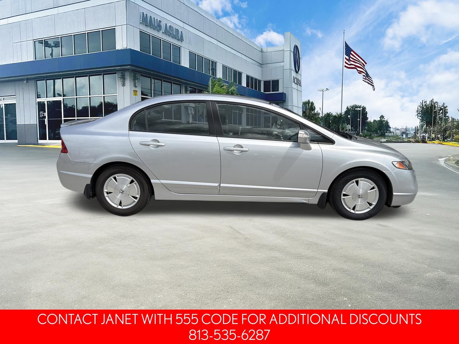 Used 2007 Honda Civic Hybrid 4D Sedan
