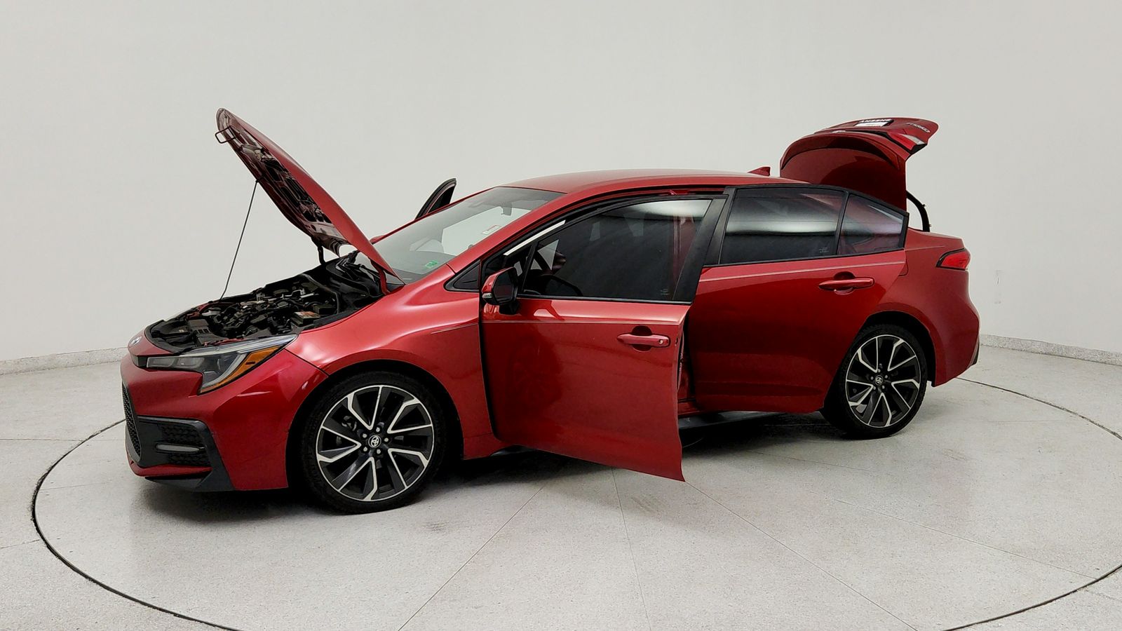 Used 2020 Red Toyota SE image 12