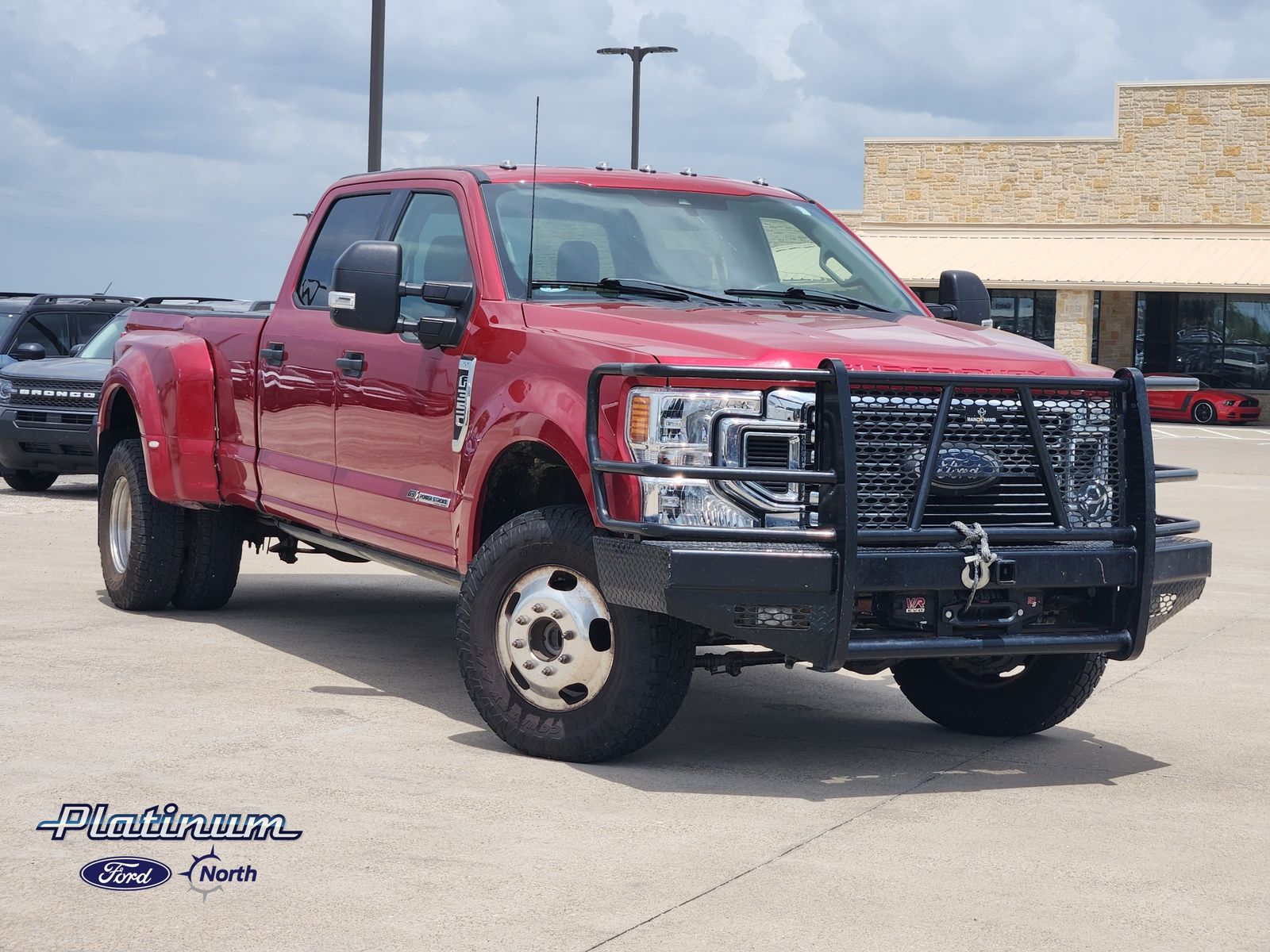 Red Metallic 2022 Ford F-350 Super Duty Pickup Truck Four-Wheel Drive Automatic