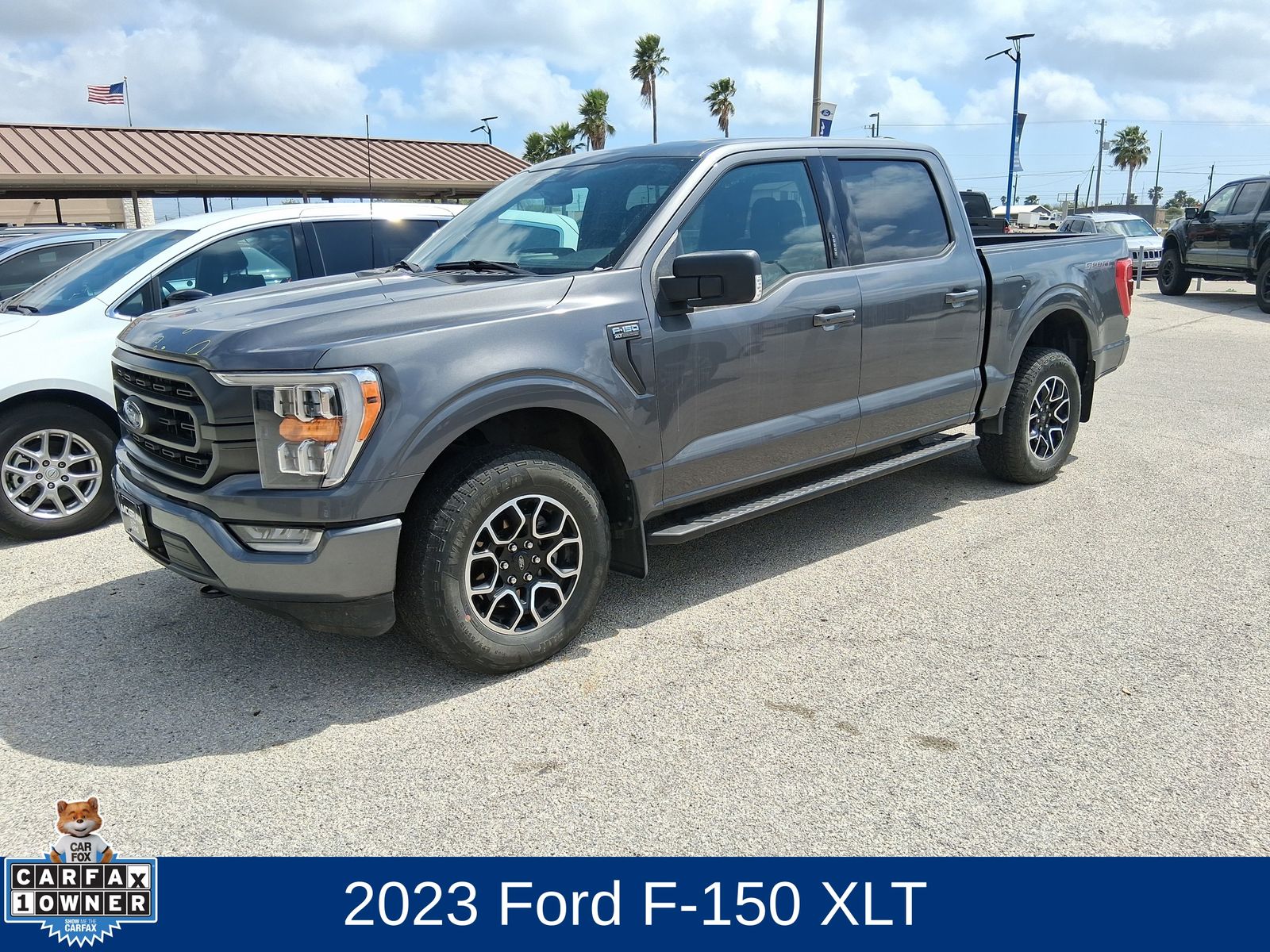 Carbonized Gray Metallic 2023 Ford F-150 XLT SuperCrew 4WD Pickup Truck Four-Wheel Drive Automatic