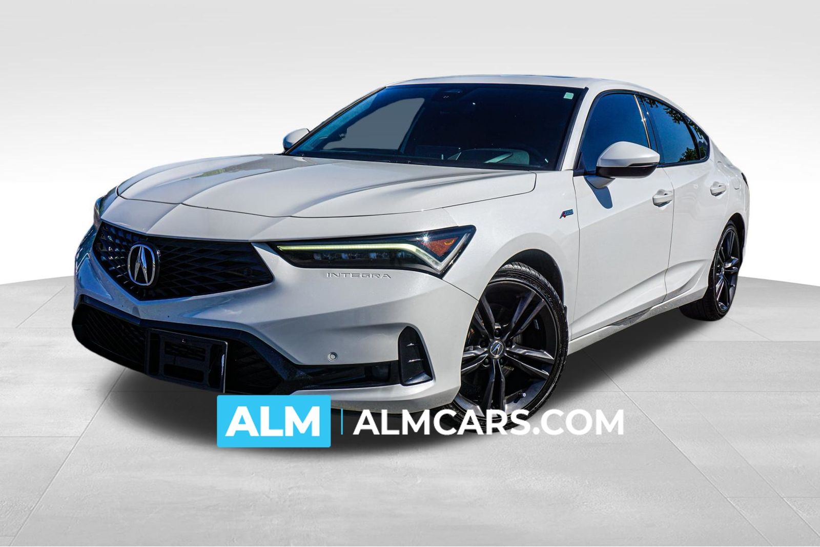 White 2023 Acura Integra FWD with Technology and A-SPEC Package Sedan Front-Wheel Drive Continuously Variable Transmission