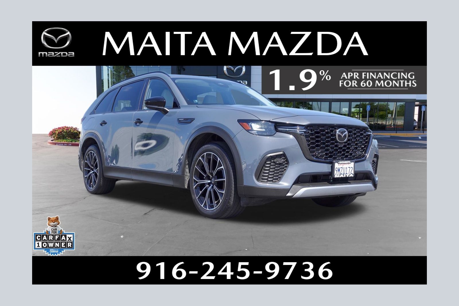 Polymetal Gray Metallic 2025 Mazda CX-70 PHEV Premium AWD SUV / Crossover All-Wheel Drive 8-Speed Automatic