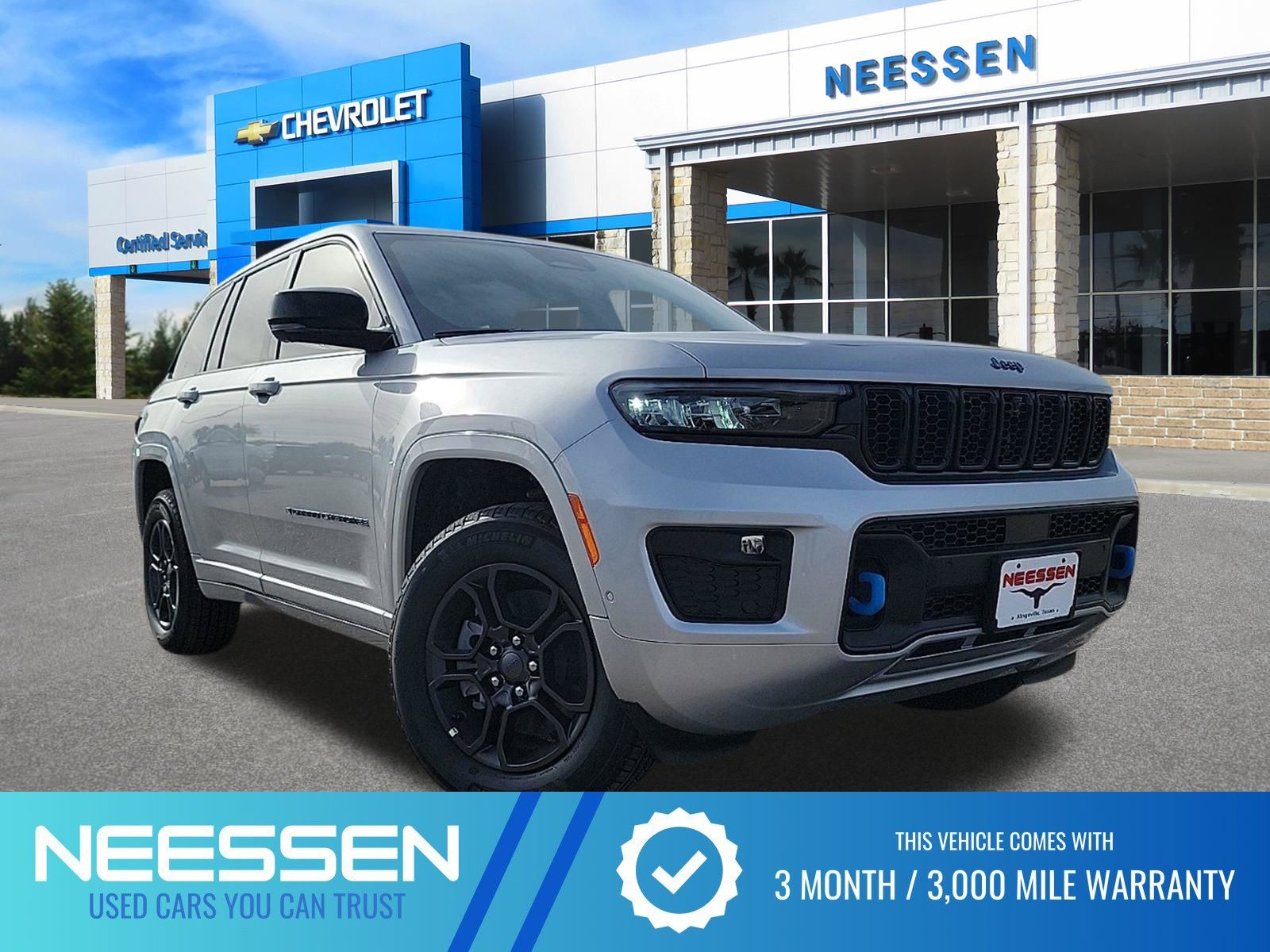 Silver Zynith 2025 Jeep Grand Cherokee 4xe 4WD SUV / Crossover Four-Wheel Drive 8-Speed Automatic