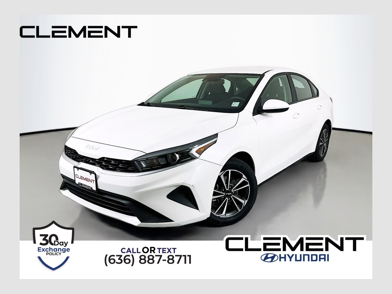 Snow White Pearl 2024 Kia Forte Sedan Front-Wheel Drive Continuously Variable Transmission