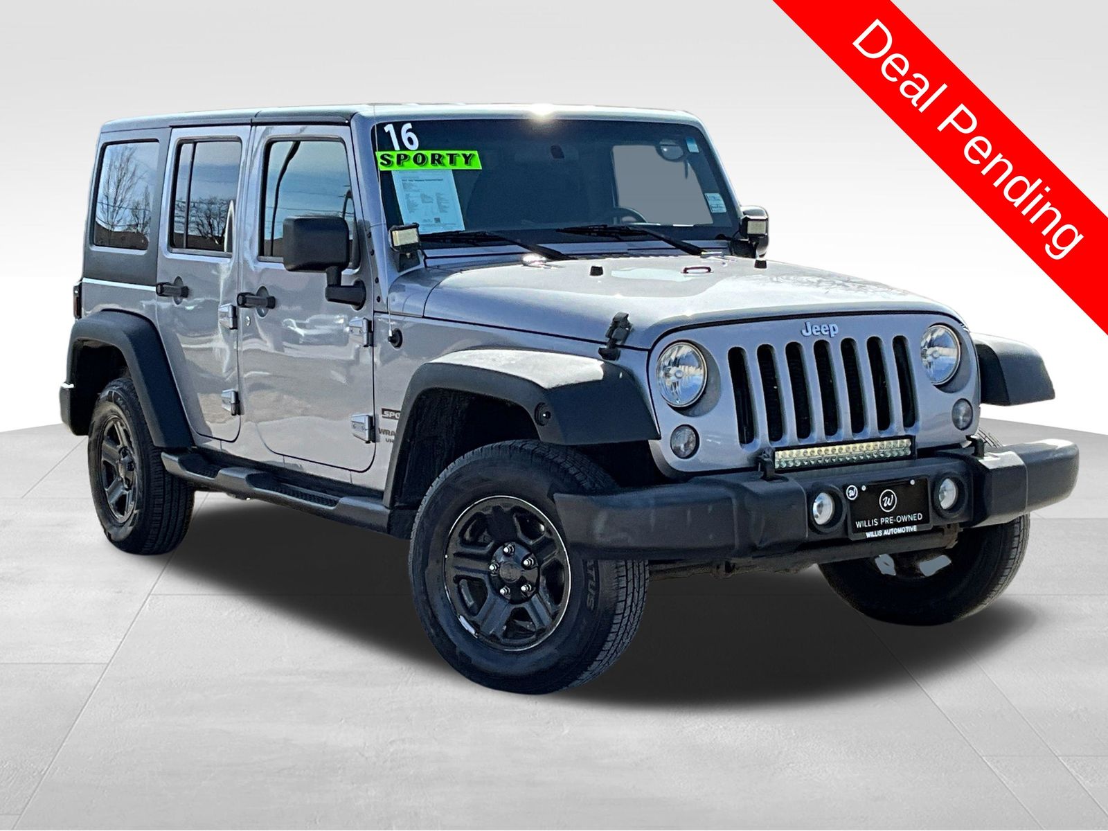 Billet Silver Metallic Clearcoat 2016 Jeep Wrangler SUV / Crossover Four-Wheel Drive 5-Speed Automatic
